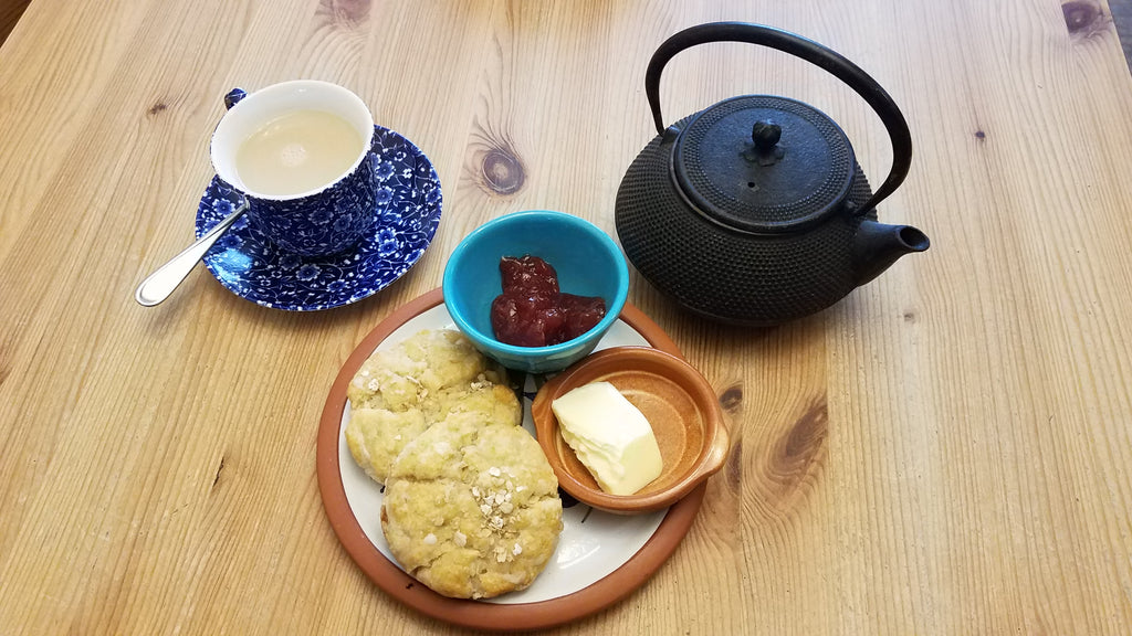 Oatmeal Maple Scones with Glaze - Gluten Free or Non (You Choose)