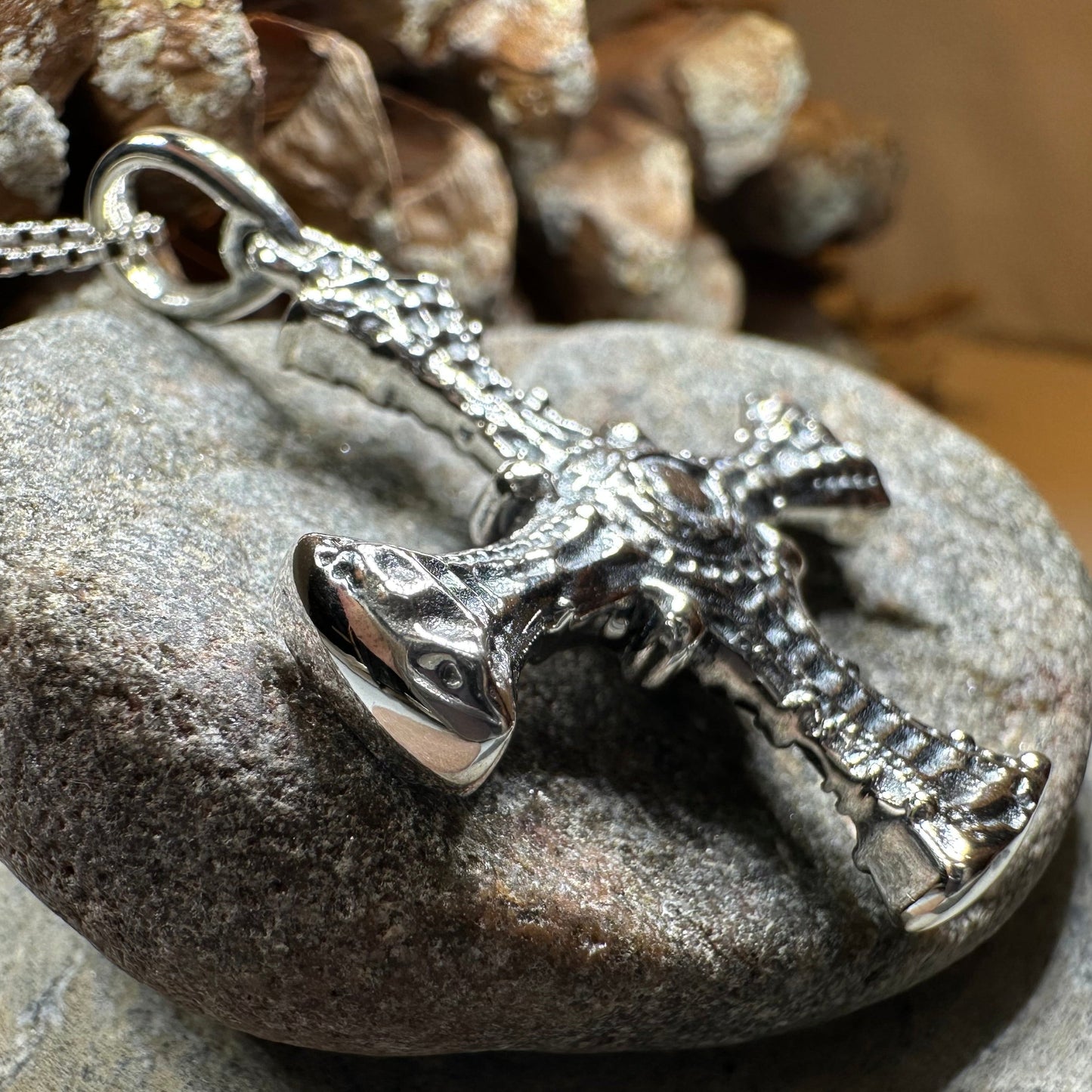 Saint Cuthbert Celtic Cross Necklace