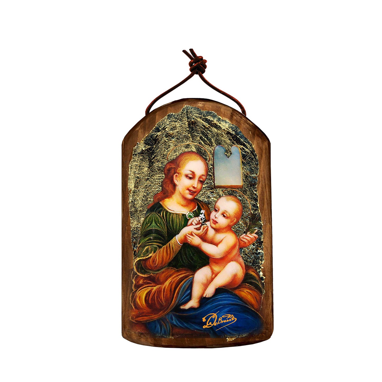 Madonna And Child Sacred Icon Ornament