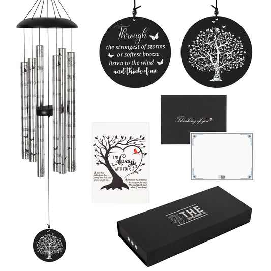 40" Serenity Memorial Wind Chimes - Amazing Grace