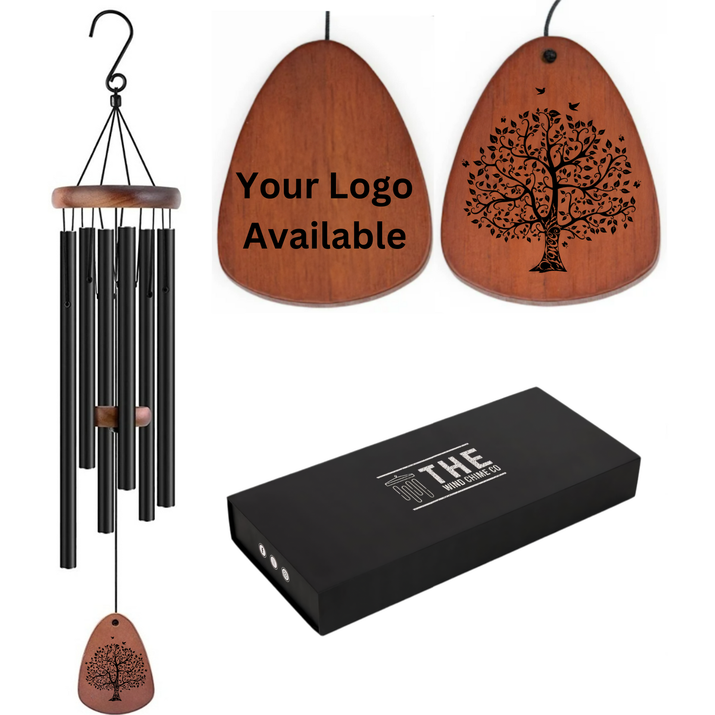 32" Serenity Memorial Wind Chimes - For every time you think of me, I’m right here in your heart