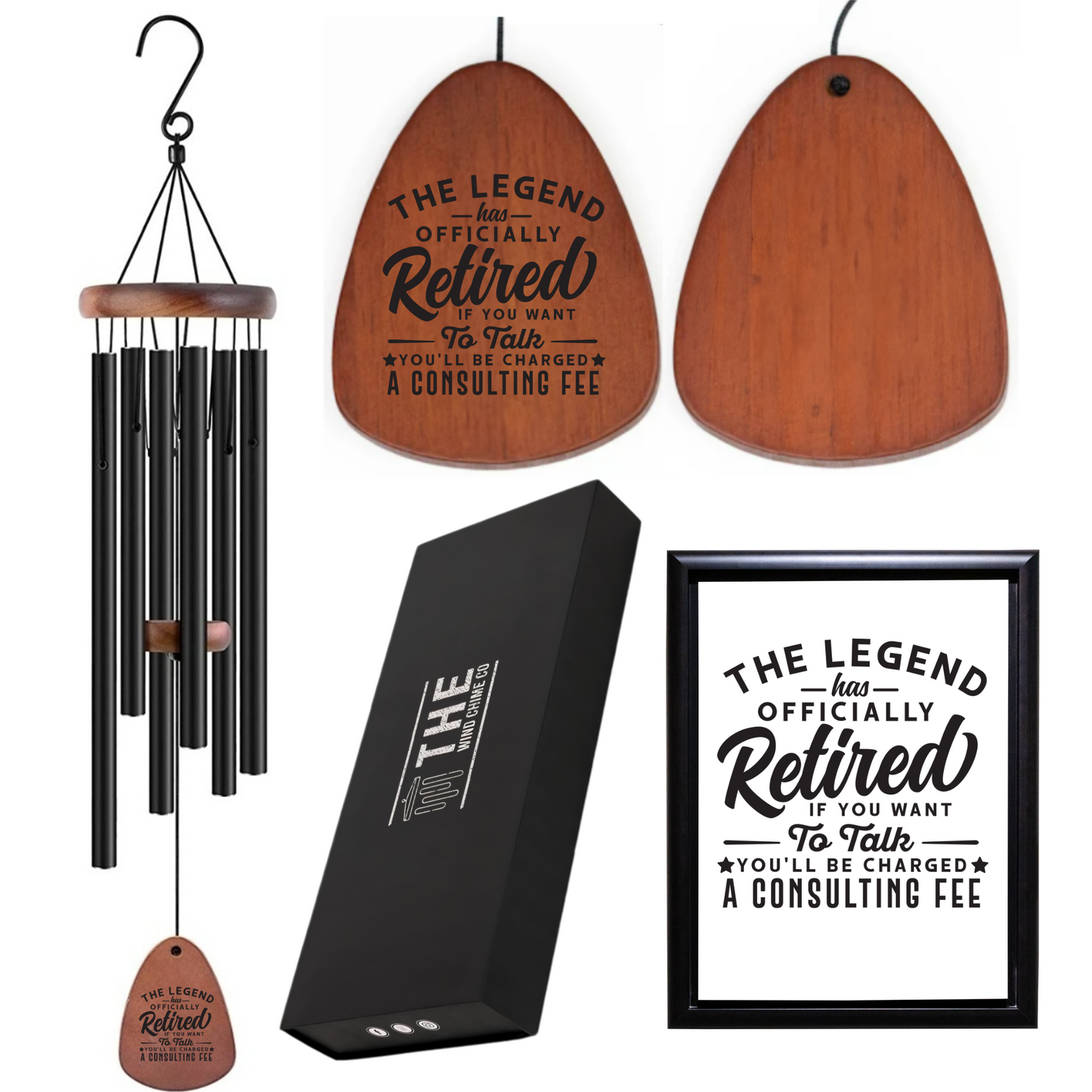 32" Serenity Memorial Wind Chimes - For every time you think of me, I’m right here in your heart