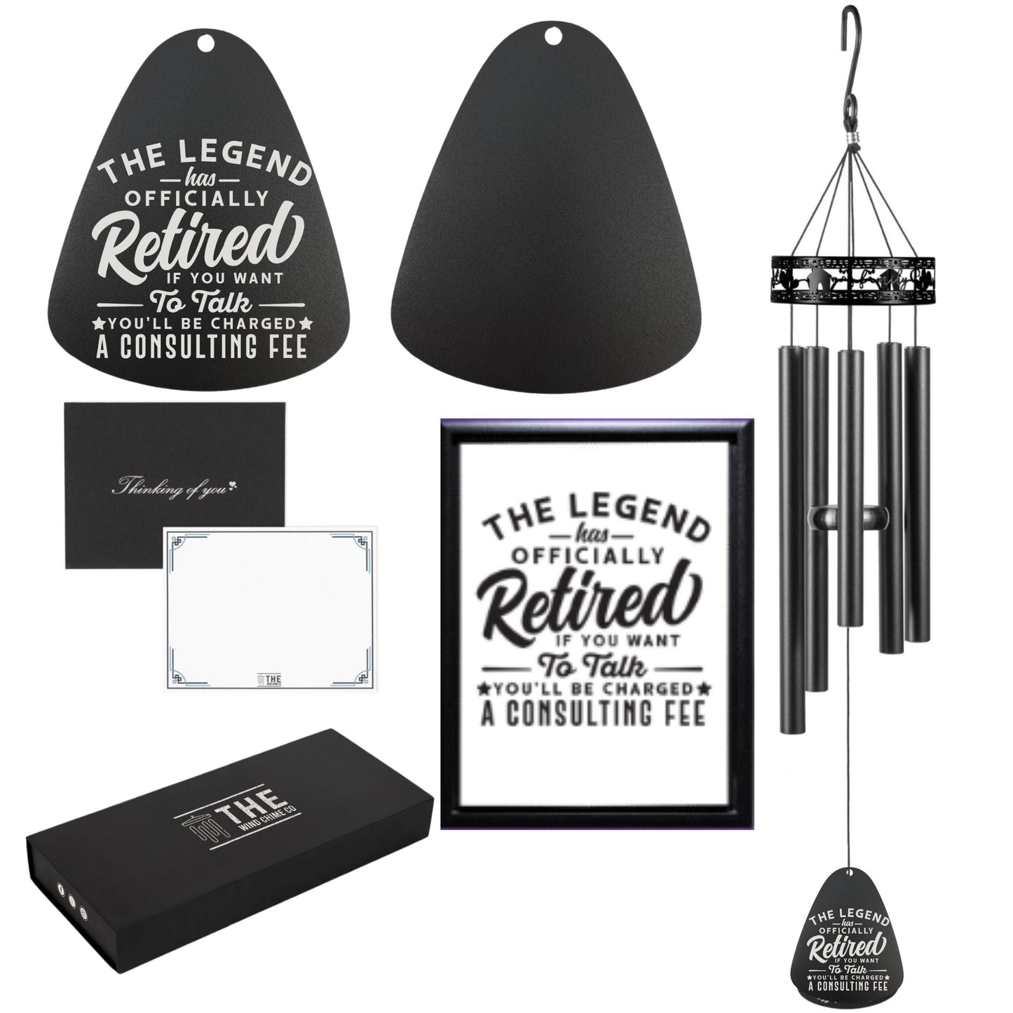 34" Serenity Family-Love Memorial Wind Chimes - May the Winds of Heaven