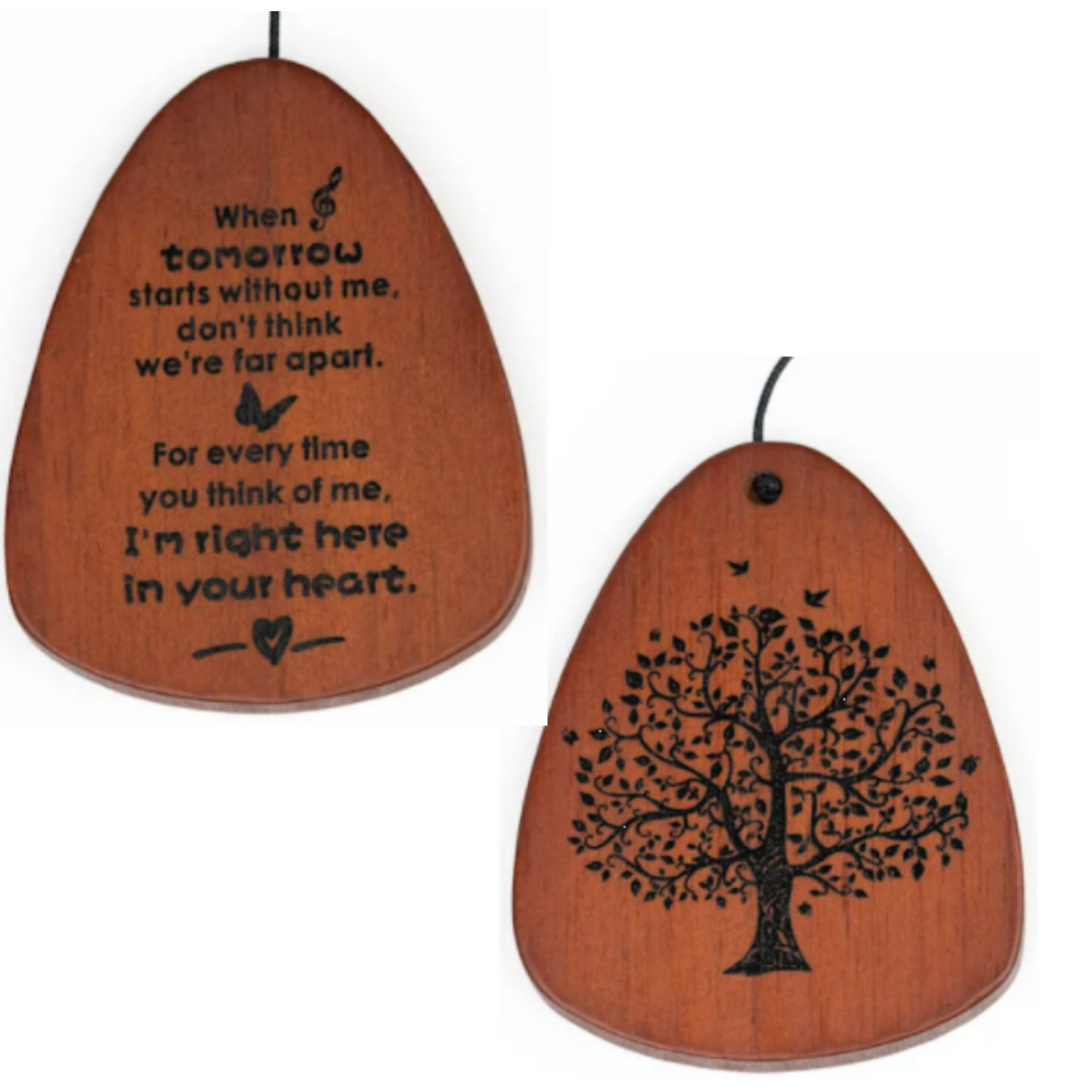 32" Serenity Memorial Wind Chimes - For every time you think of me, I’m right here in your heart
