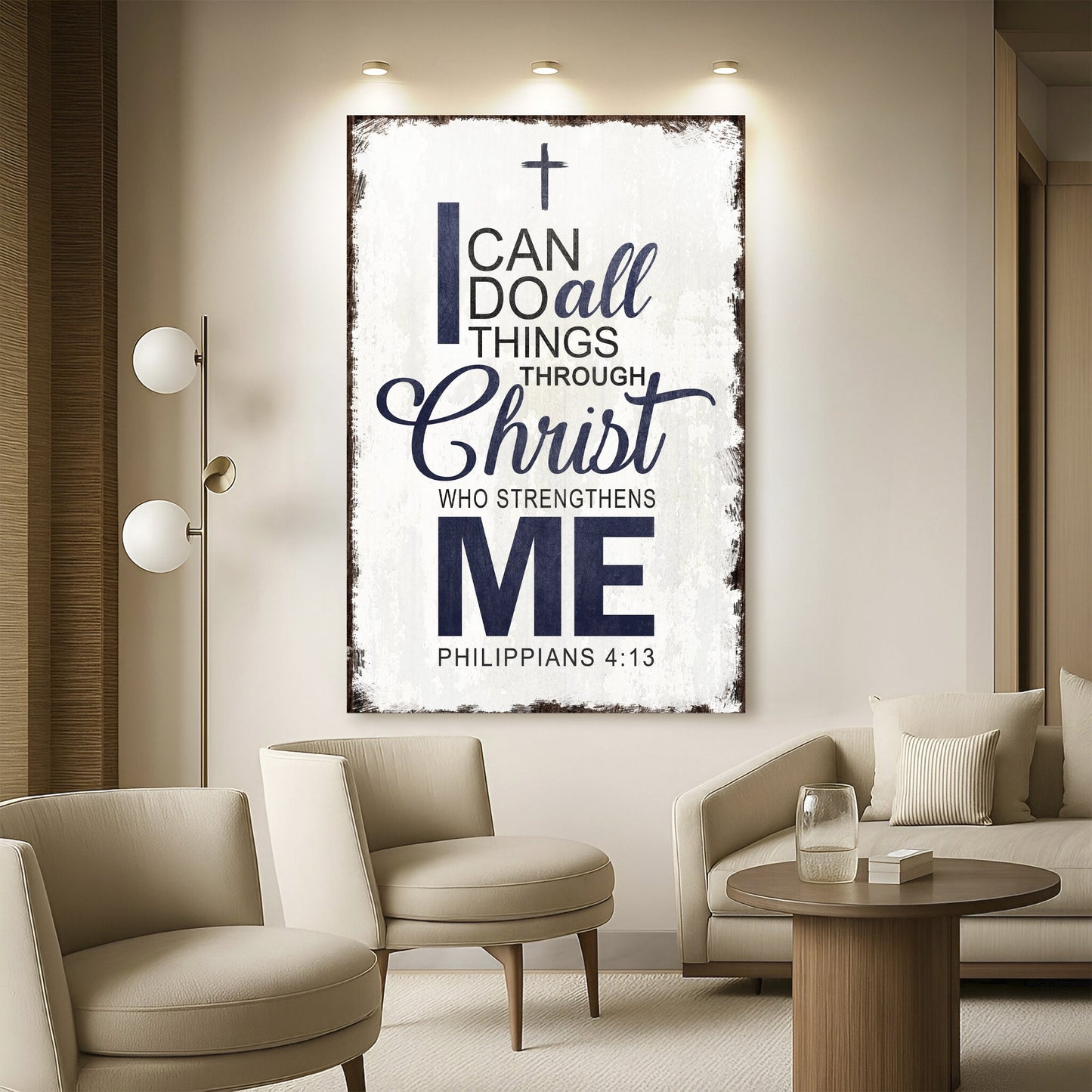 I Can Do All Things Through Christ - Philippians 4:13 - Wall Art
