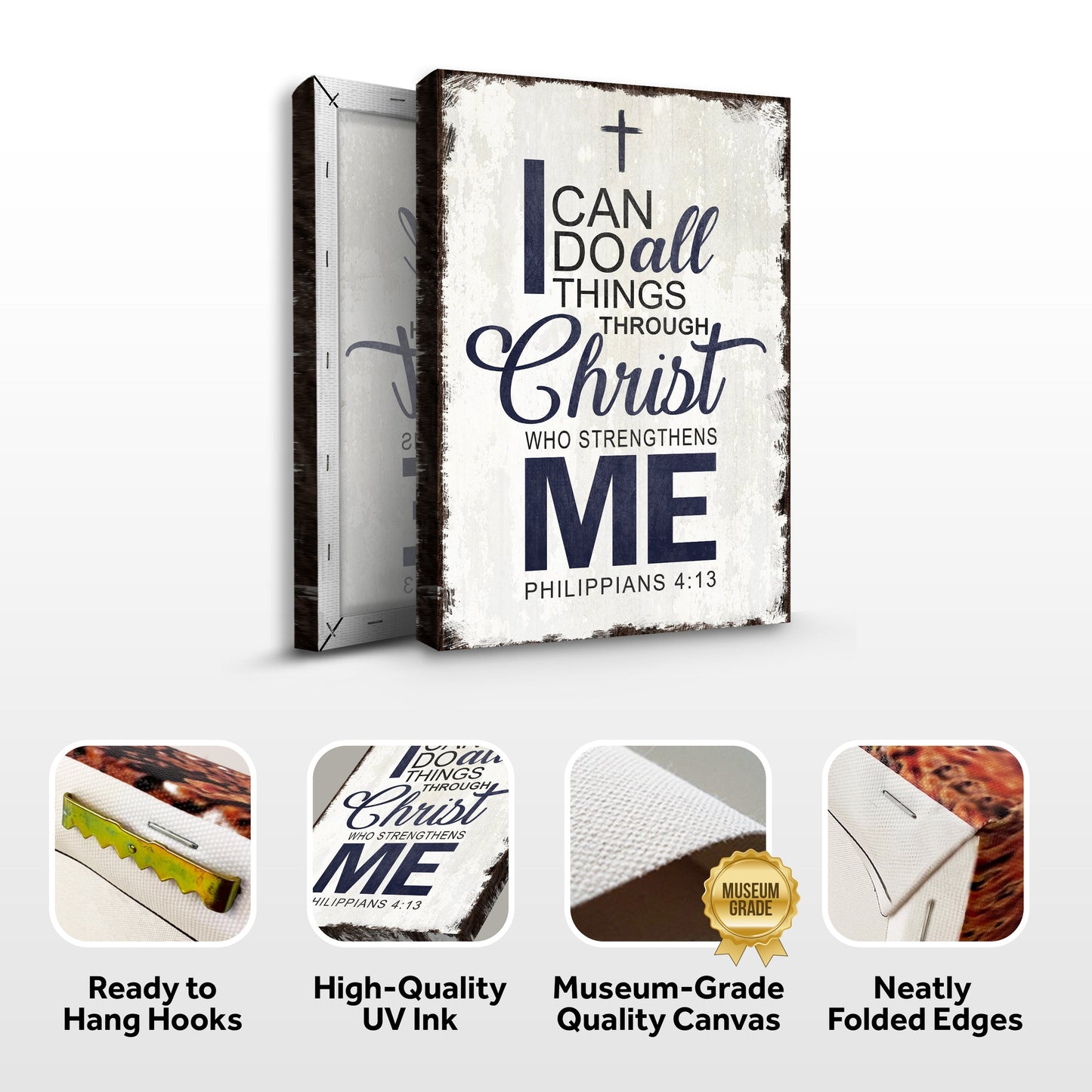 I Can Do All Things Through Christ - Philippians 4:13 - Wall Art