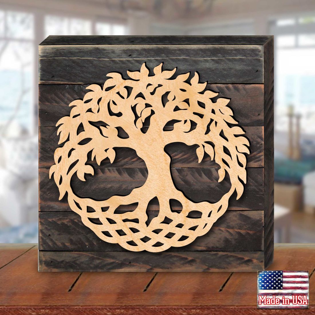 Tree of Life - Celtic Wooden Wall Art