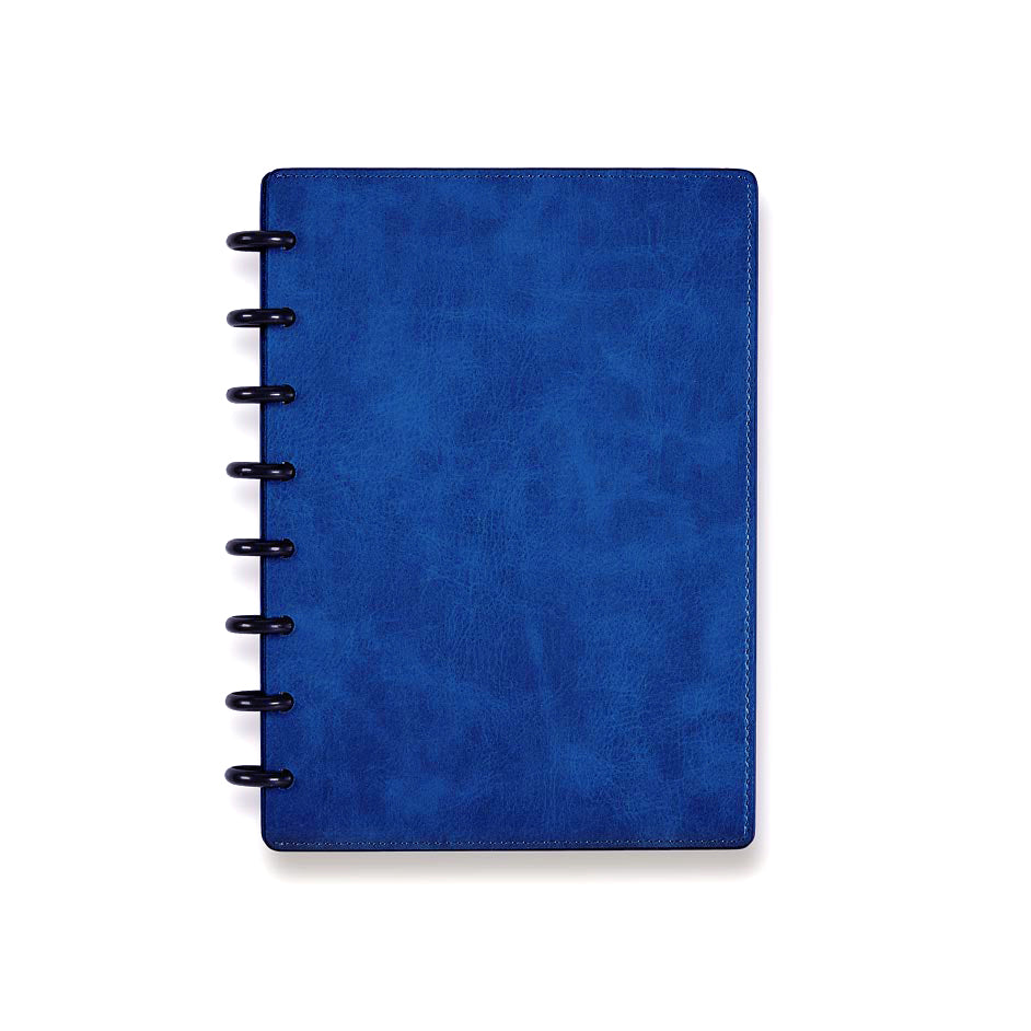 Circa Smooth Sliver Discbound Notebook with Pockets