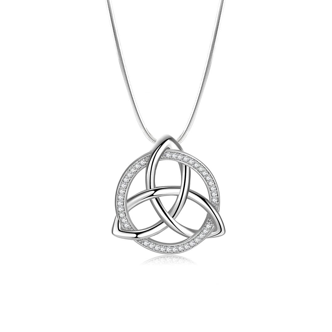 Timeless Triquetra™ 18K White Gold Pendant