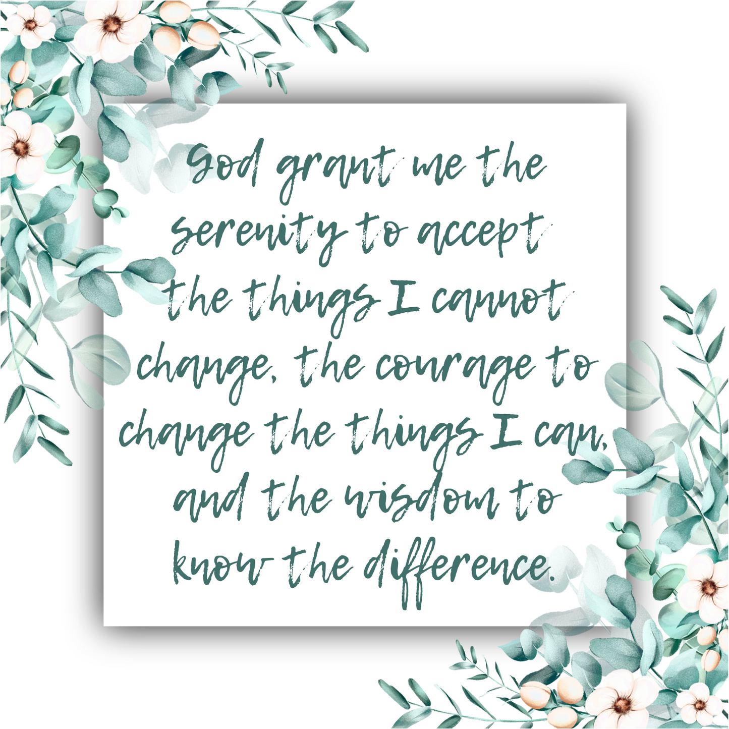 Serenity Prayer - Mobius Bracelet