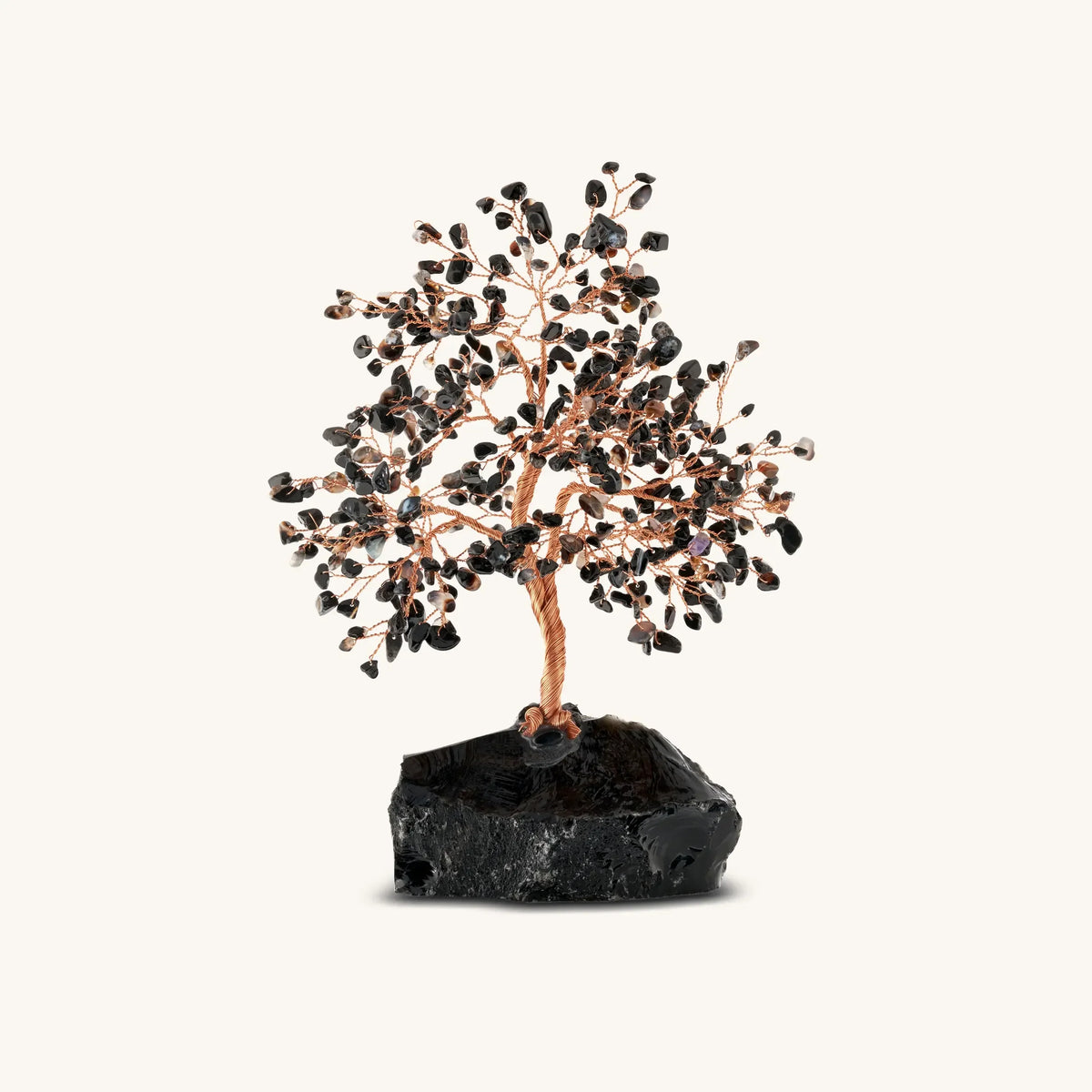 Grounded Awareness Black Onyx Feng Shui Tree