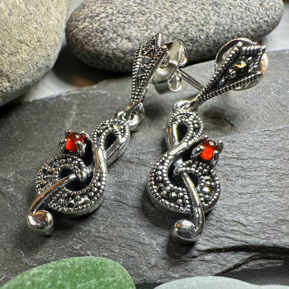 Rhapsody Music Note Earrings