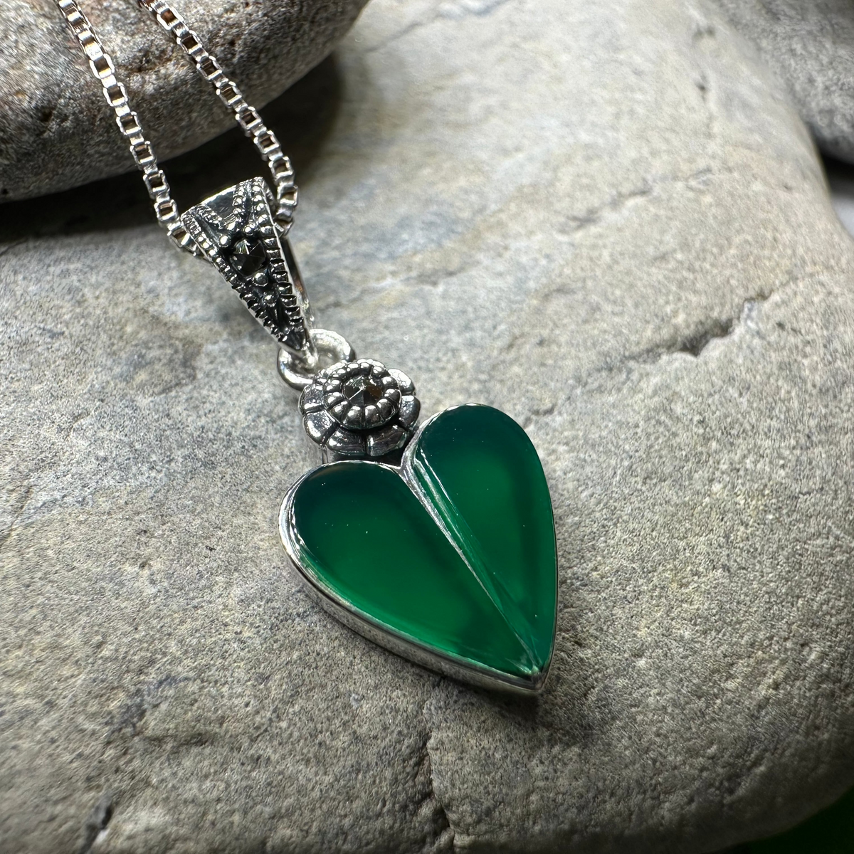 Aubrina Celtic Heart Necklace