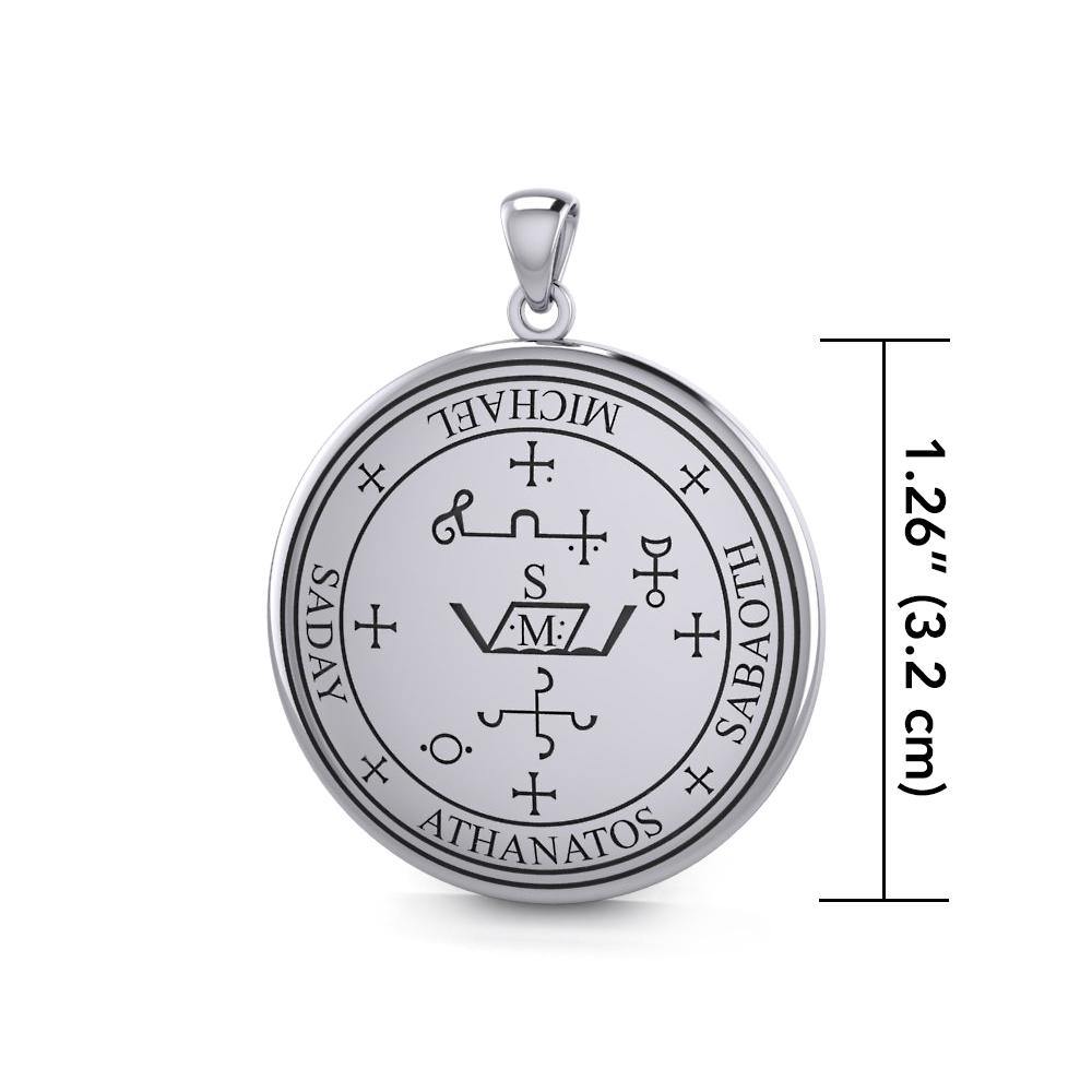 Archangel Michael Pendant - Sterling Silver