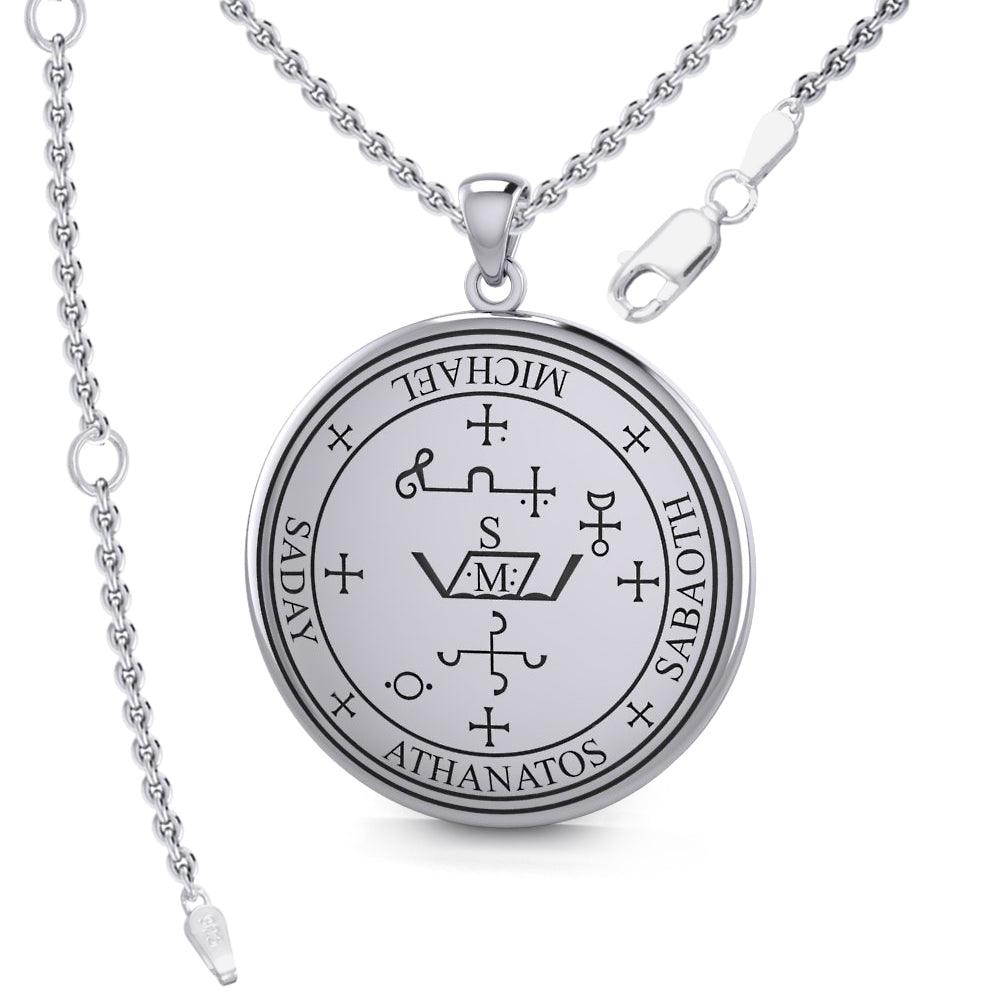 Archangel Michael Pendant - Sterling Silver