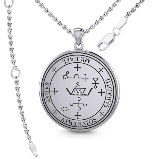 Archangel Michael Pendant - Sterling Silver