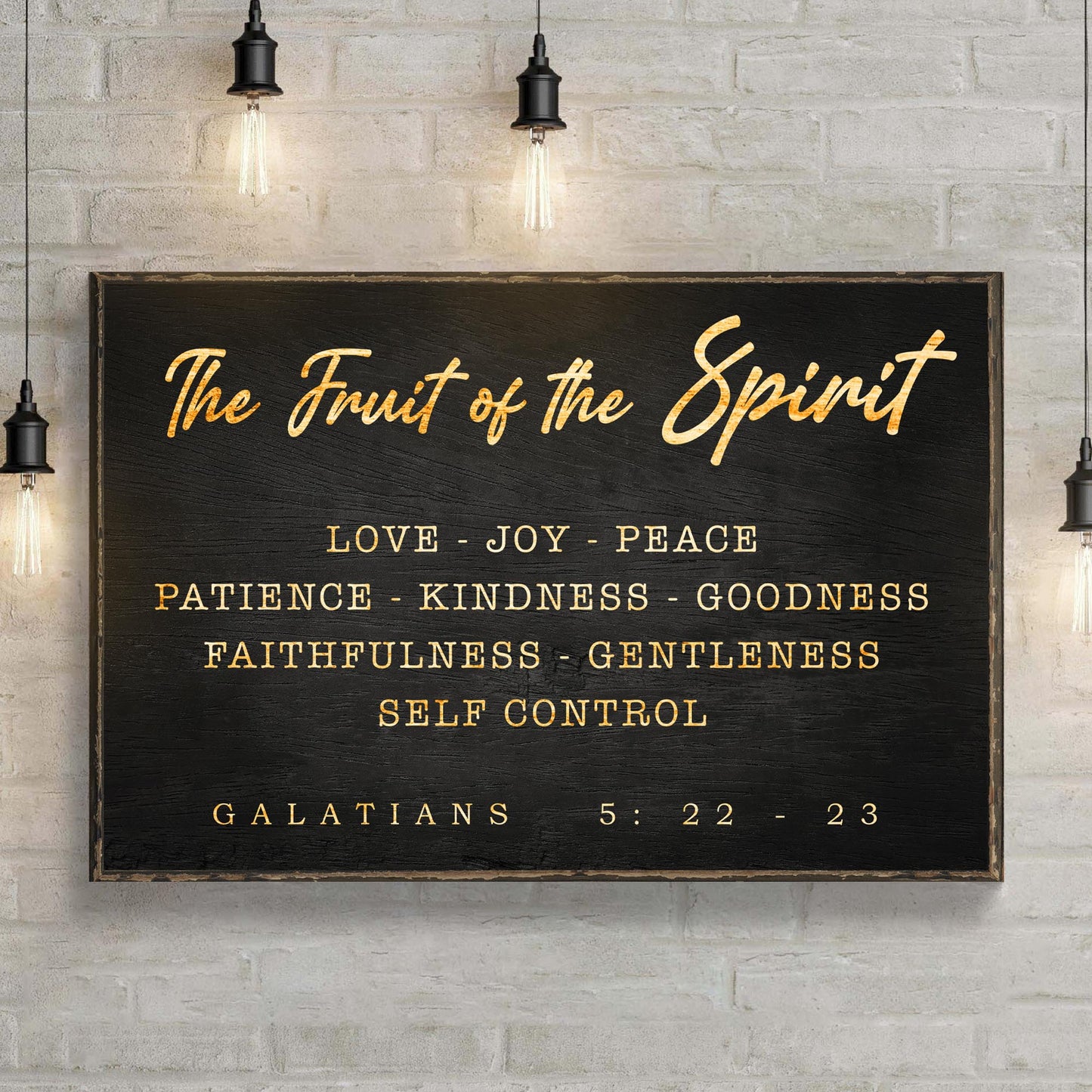 The Fruit Of The Spirit - Galatians 5:22-23 - Wall Art