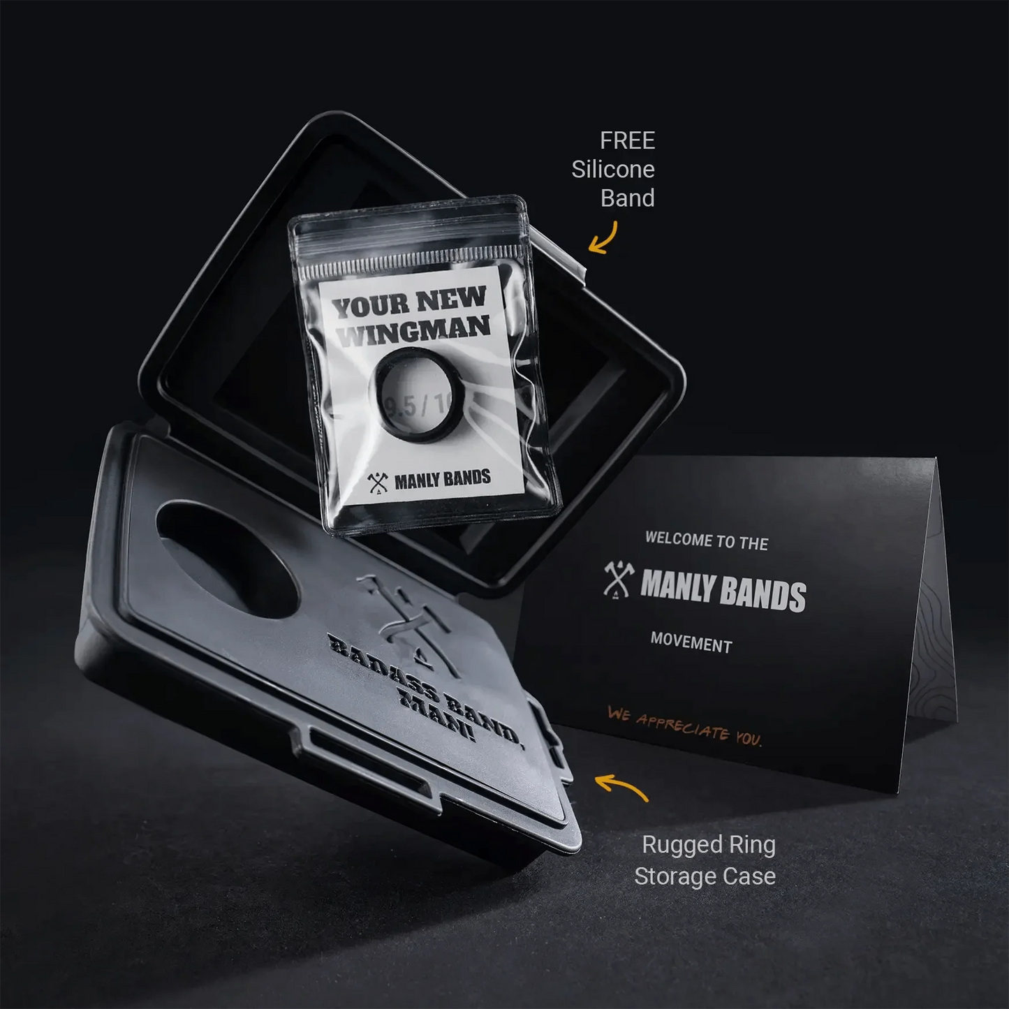 The Aviator - Men's Ring / Wedding Band - Tungsten