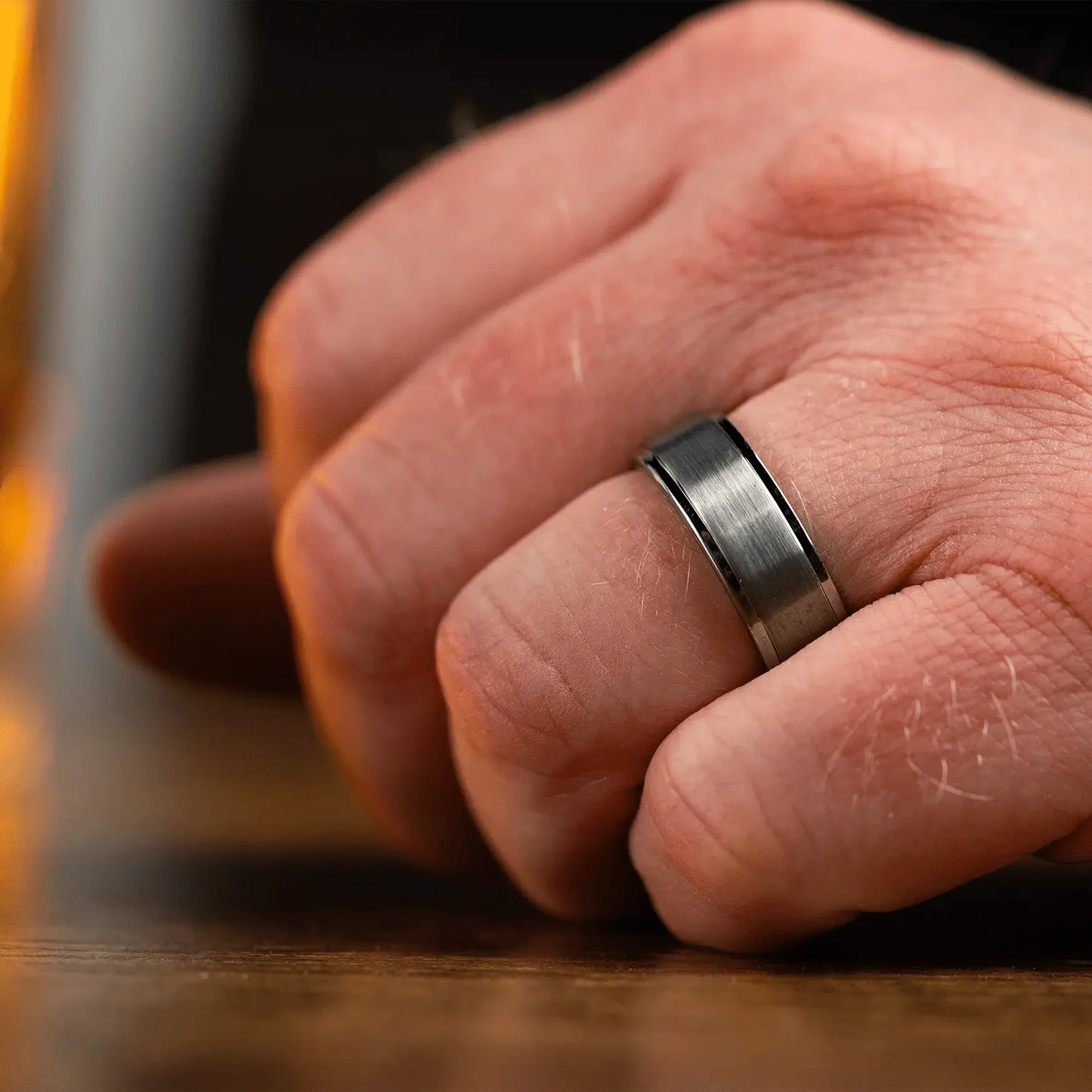 The Hero - Men's Ring / Wedding Band - Tungsten
