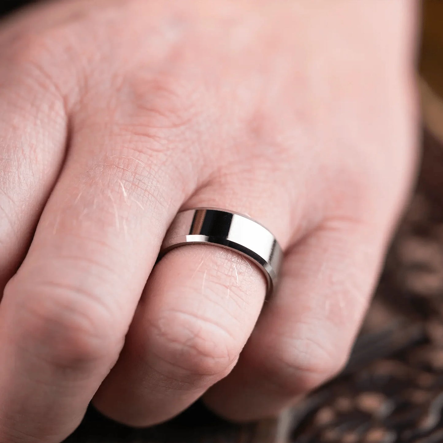 The Savant - Men's Ring / Wedding Band - Tungsten