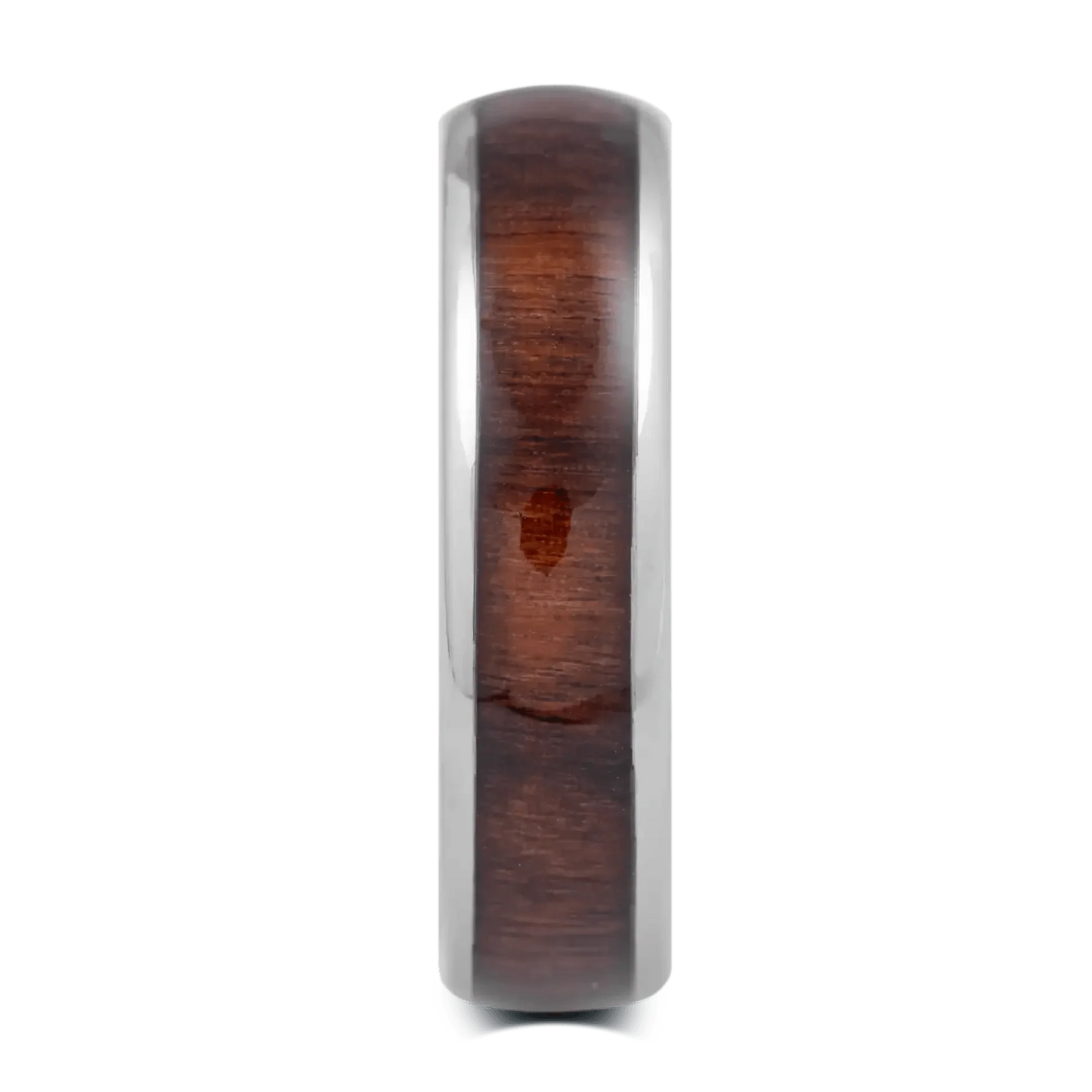 The Writer - Men's Ring / Wedding Band - Tungsten and Koa Wood