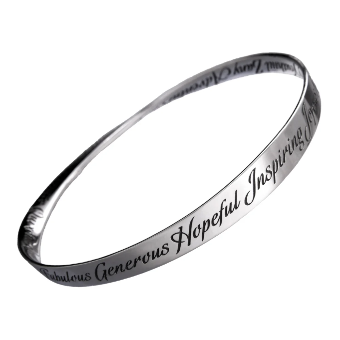 A to Z of Inspiration Mobius Bracelet