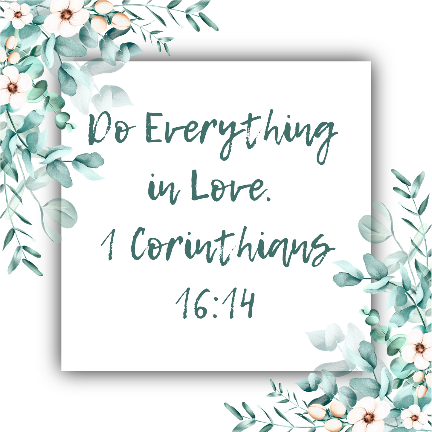 Do Everything in Love (First Corinthians 16:14) - Mobius Necklace