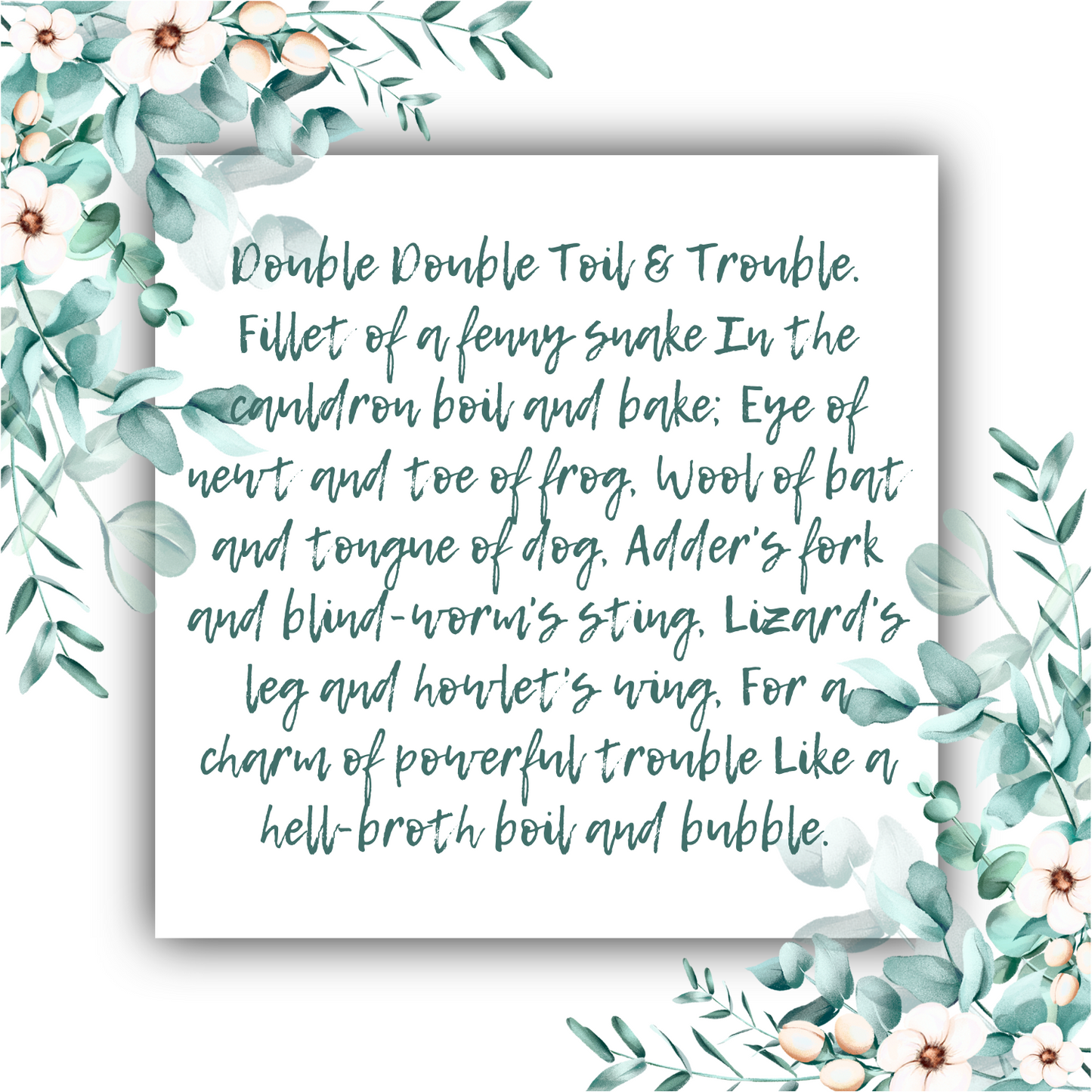Double Double Toil and Trouble - Mobius Bracelet