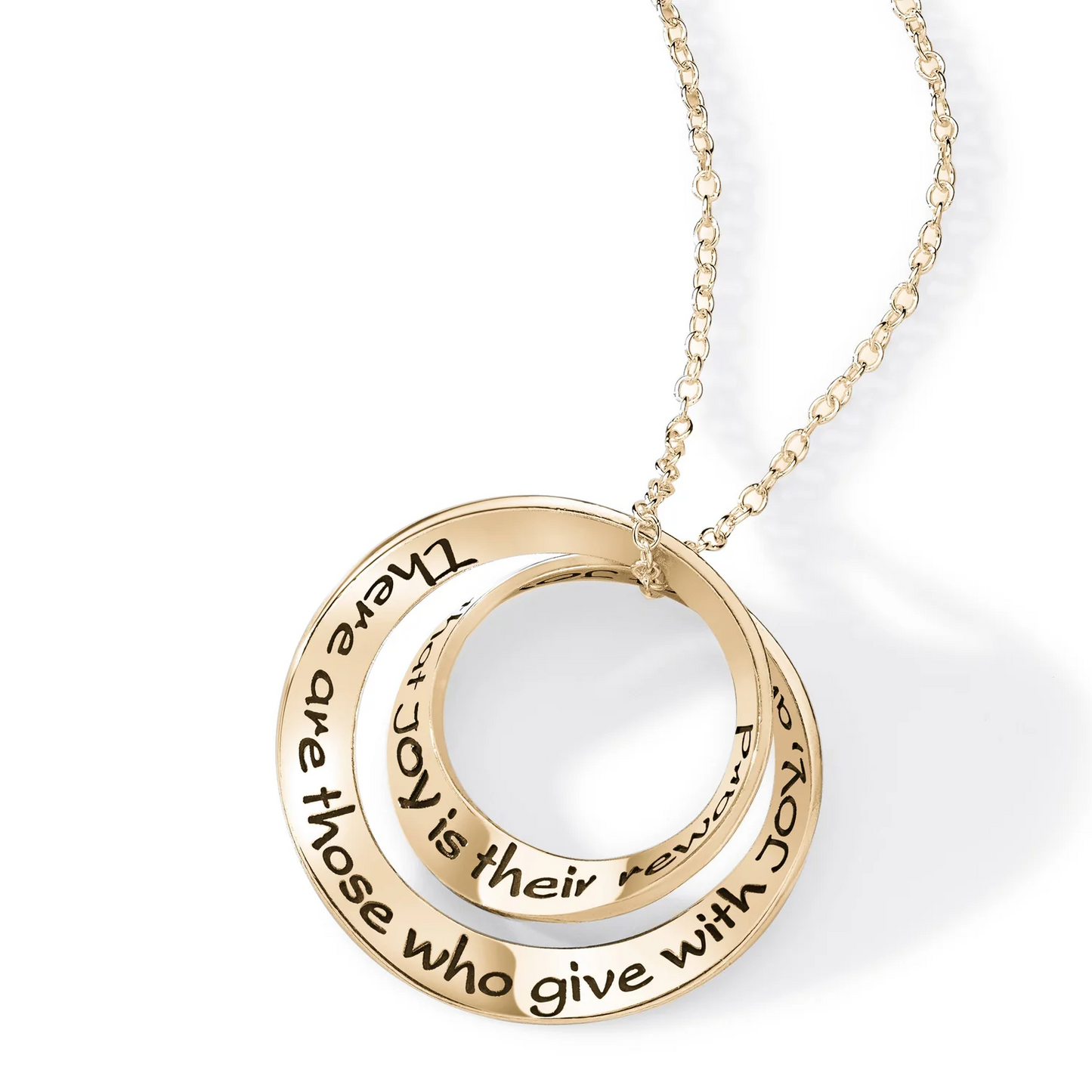 Give with Joy - Double Mobius Necklace