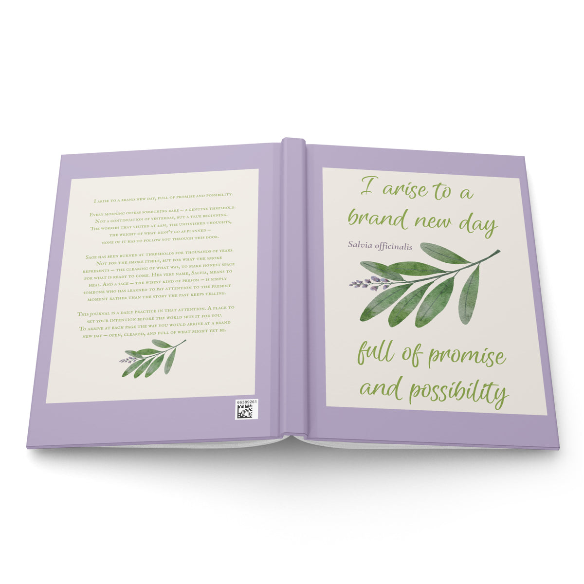 I Arise to a Brand New Day — Hardcover Morning Intention Journal