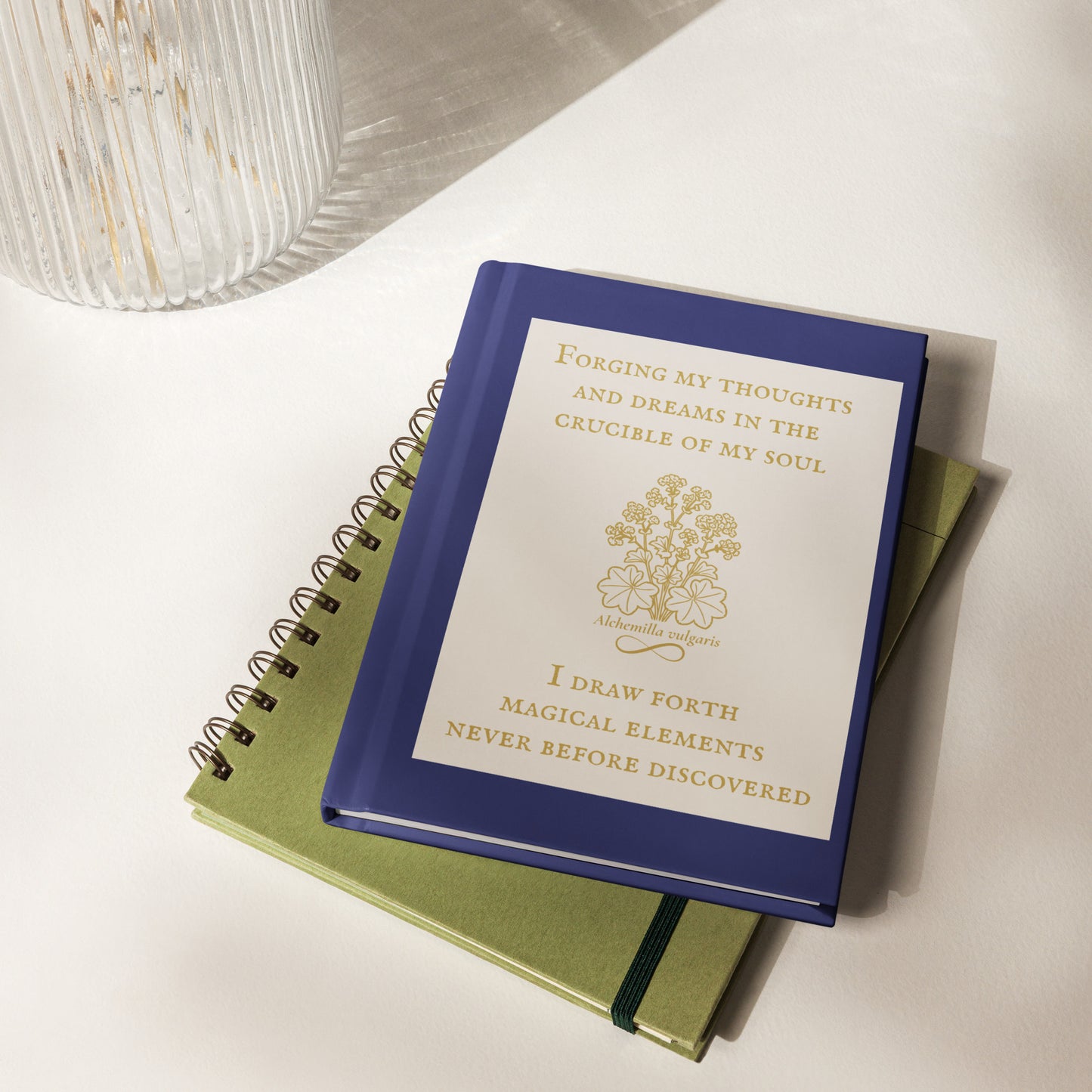 Forging My Thoughts and Dreams — Hardcover Journal | Lady's Mantle Alchemy
