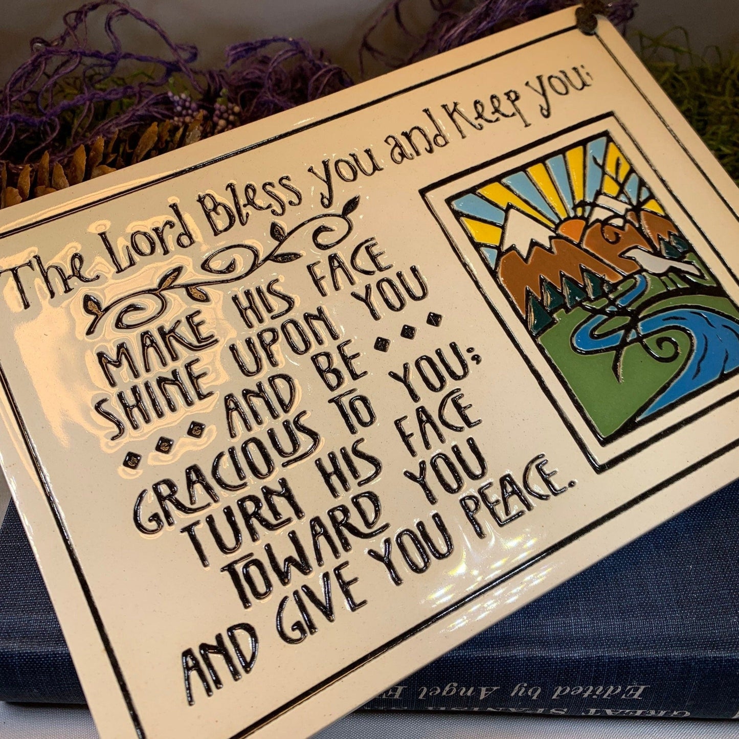 Lord Bless You and Keep You Blessing Wall Art