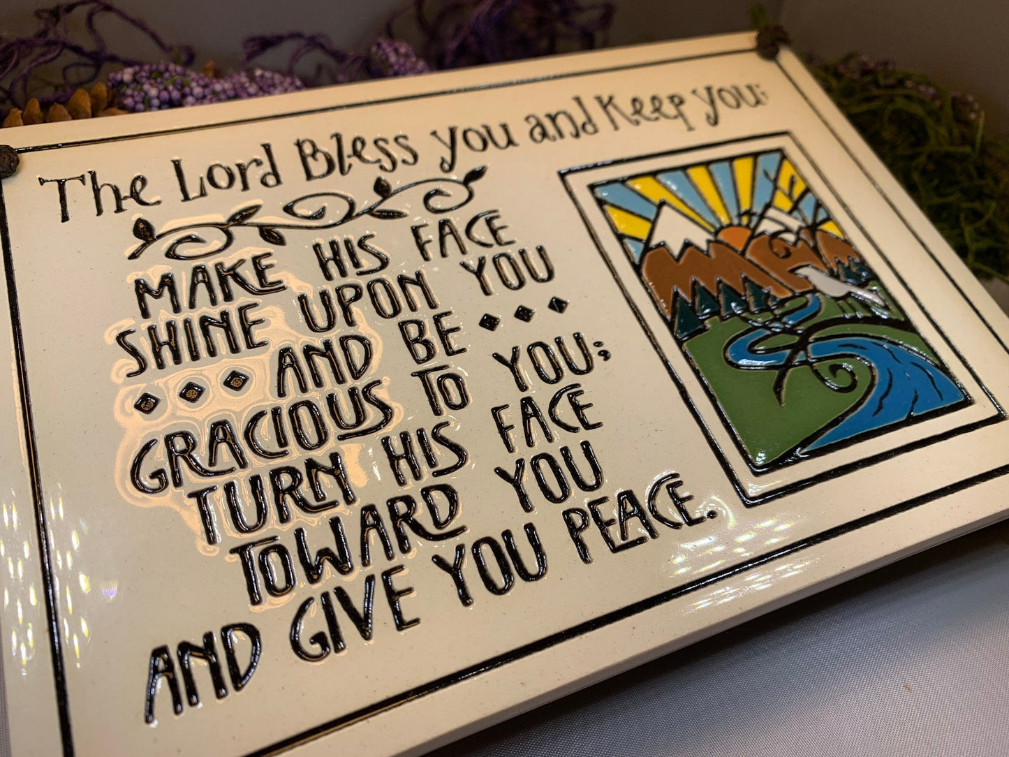 Lord Bless You and Keep You Blessing Wall Art