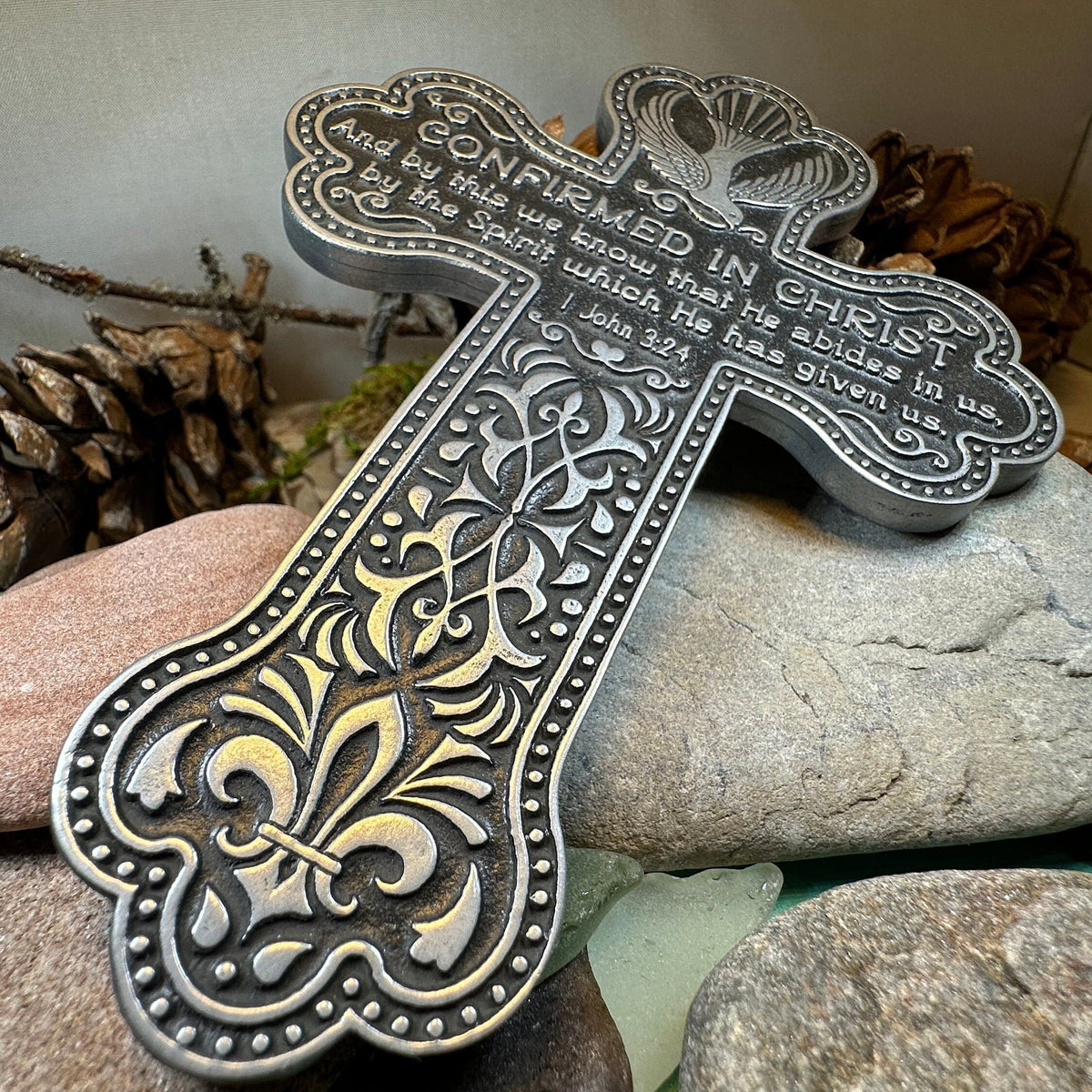 Pewter Confirmation Wall Cross