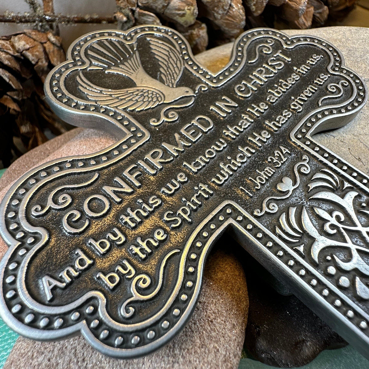 Pewter Confirmation Wall Cross