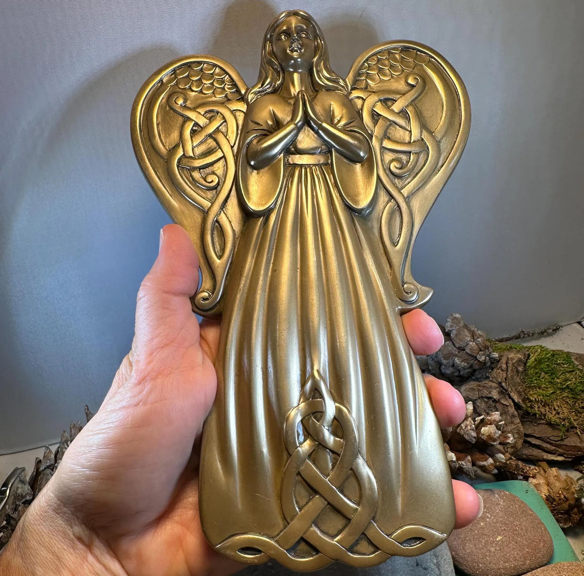 Celtic Angel Wall Art Plaque