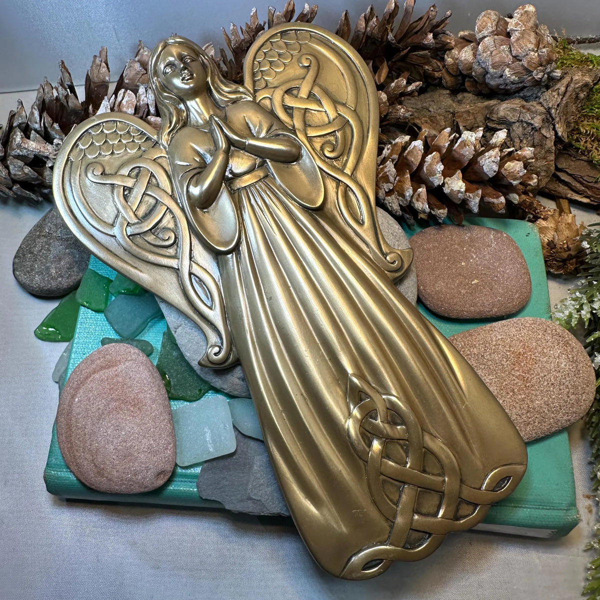 Celtic Angel Wall Art Plaque