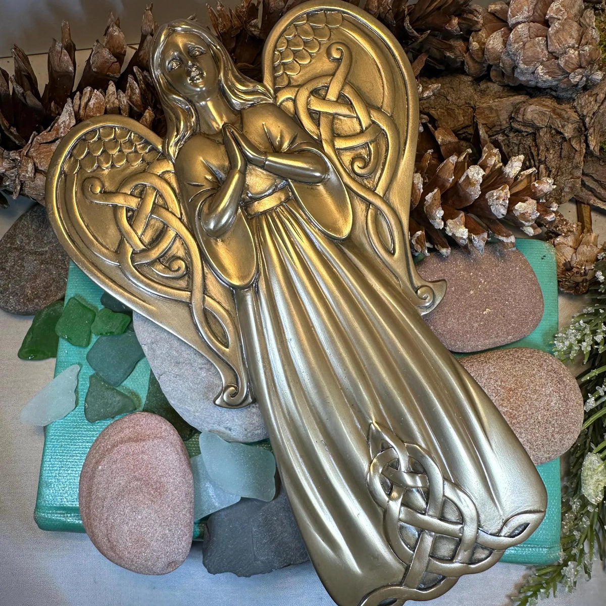 Celtic Angel Wall Art Plaque