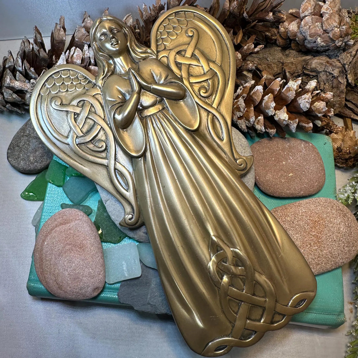 Celtic Angel Wall Art Plaque