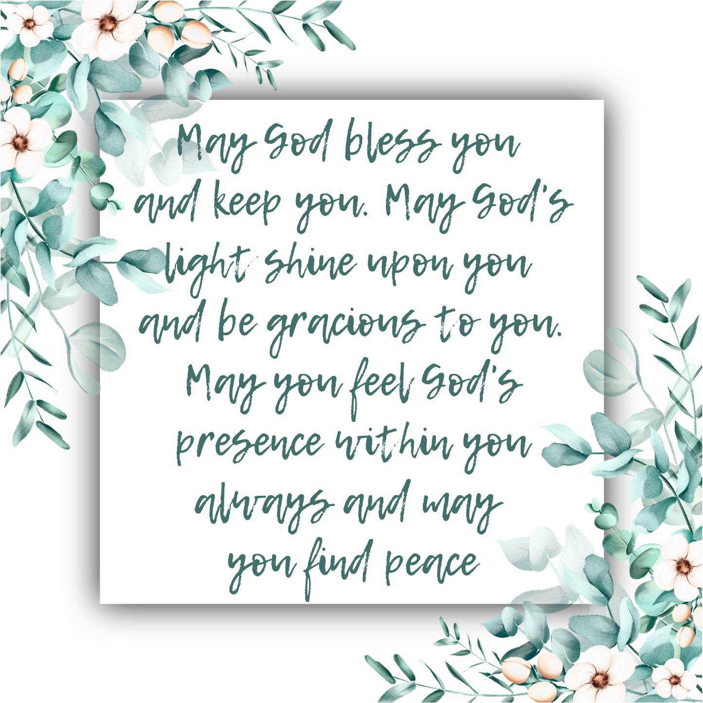 May God Bless You and Keep You Mobius Bracelet