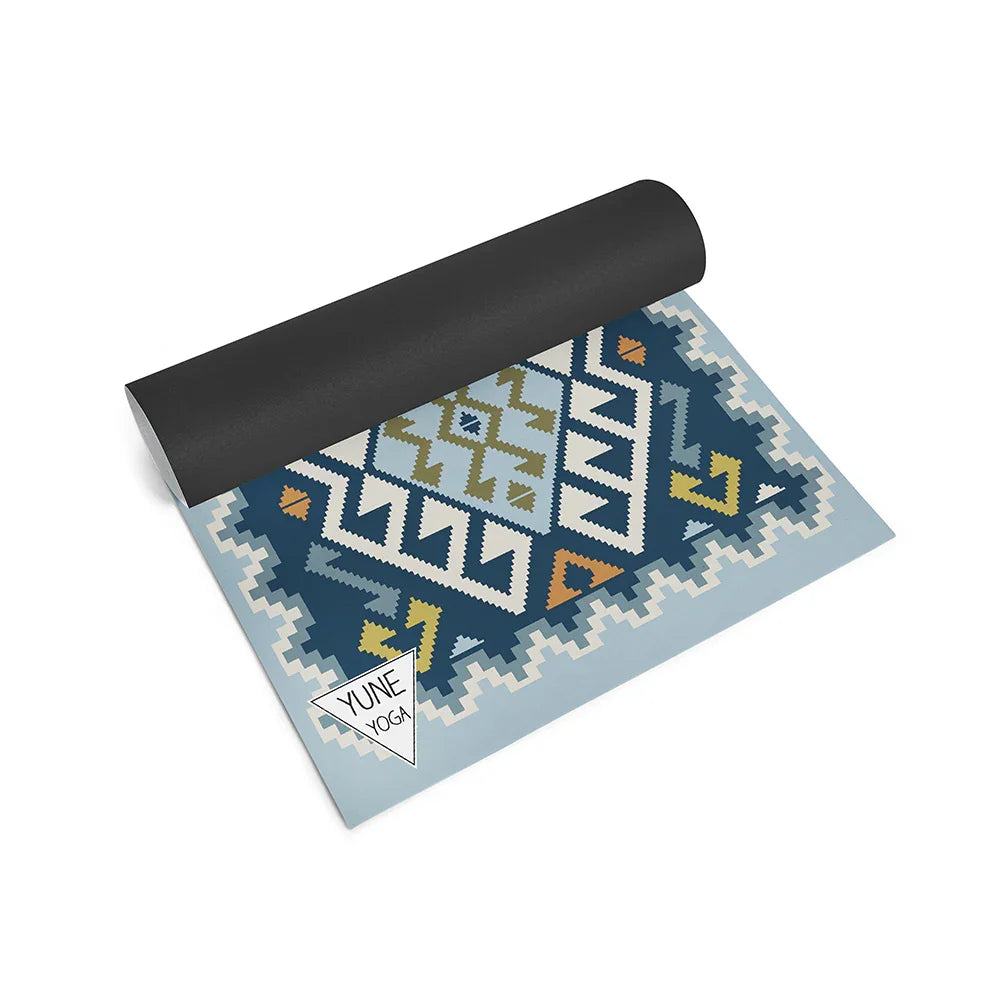 Yoga Mat | 6mm Thick | Blue | Non-Slip | Eco Friendly | Yune Yoga | Moab River