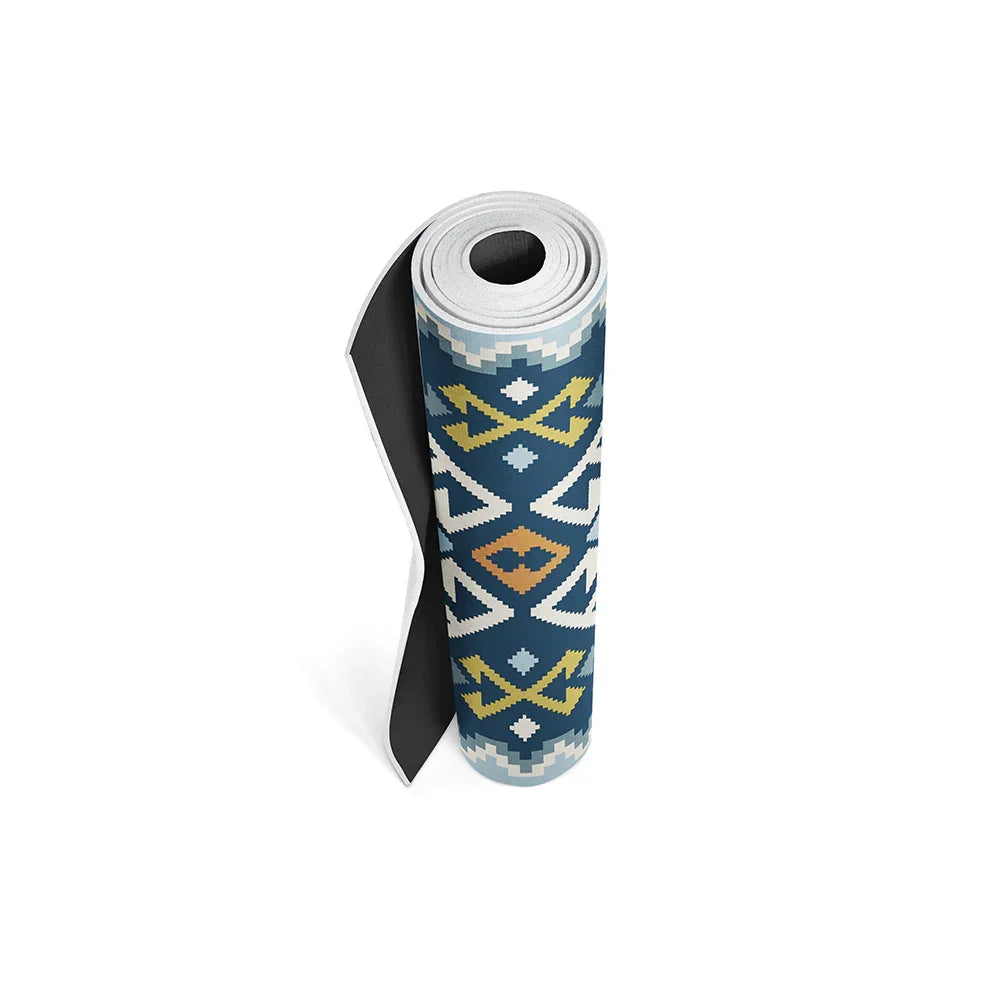 Yoga Mat | 6mm Thick | Blue | Non-Slip | Eco Friendly | Yune Yoga | Moab River