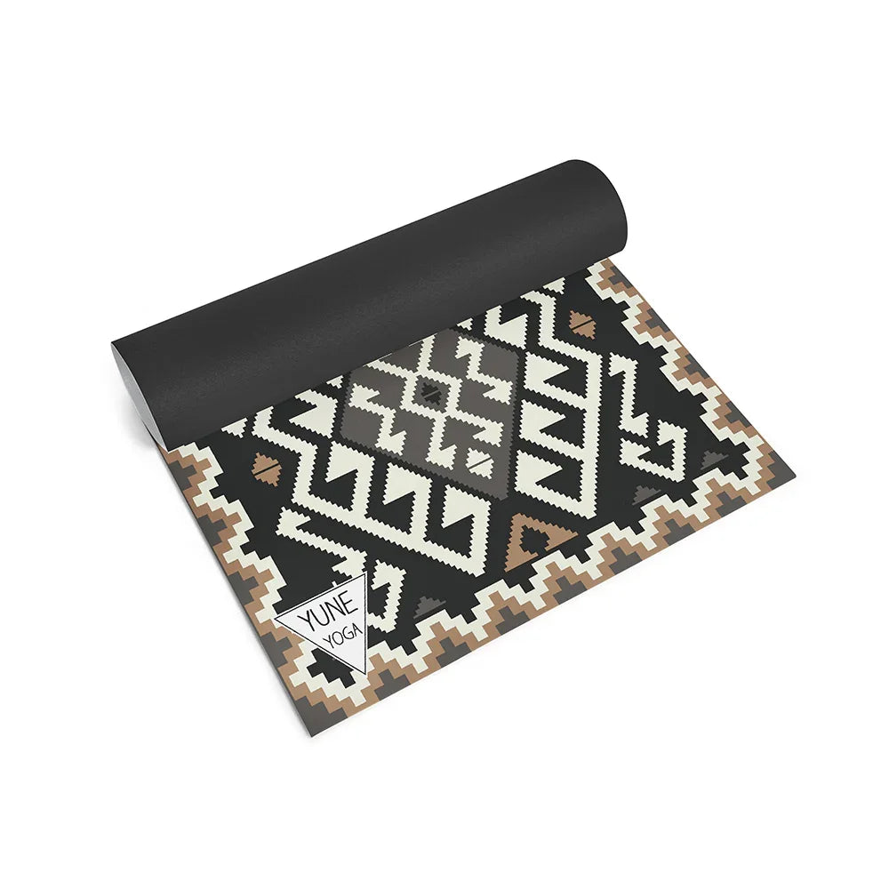 Moab Rocks Yoga Mat – 6 mm Extra Thick, Double-Sided Non-Slip, Eco-Friendly PER with Sandstone Design | Yune Yoga