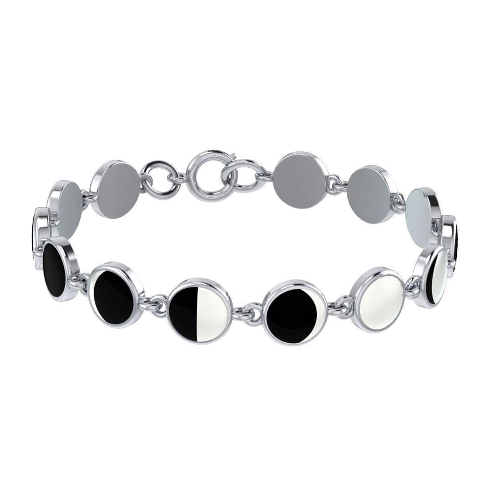 Magical Phases of the Moon - Sterling Silver Bracelet