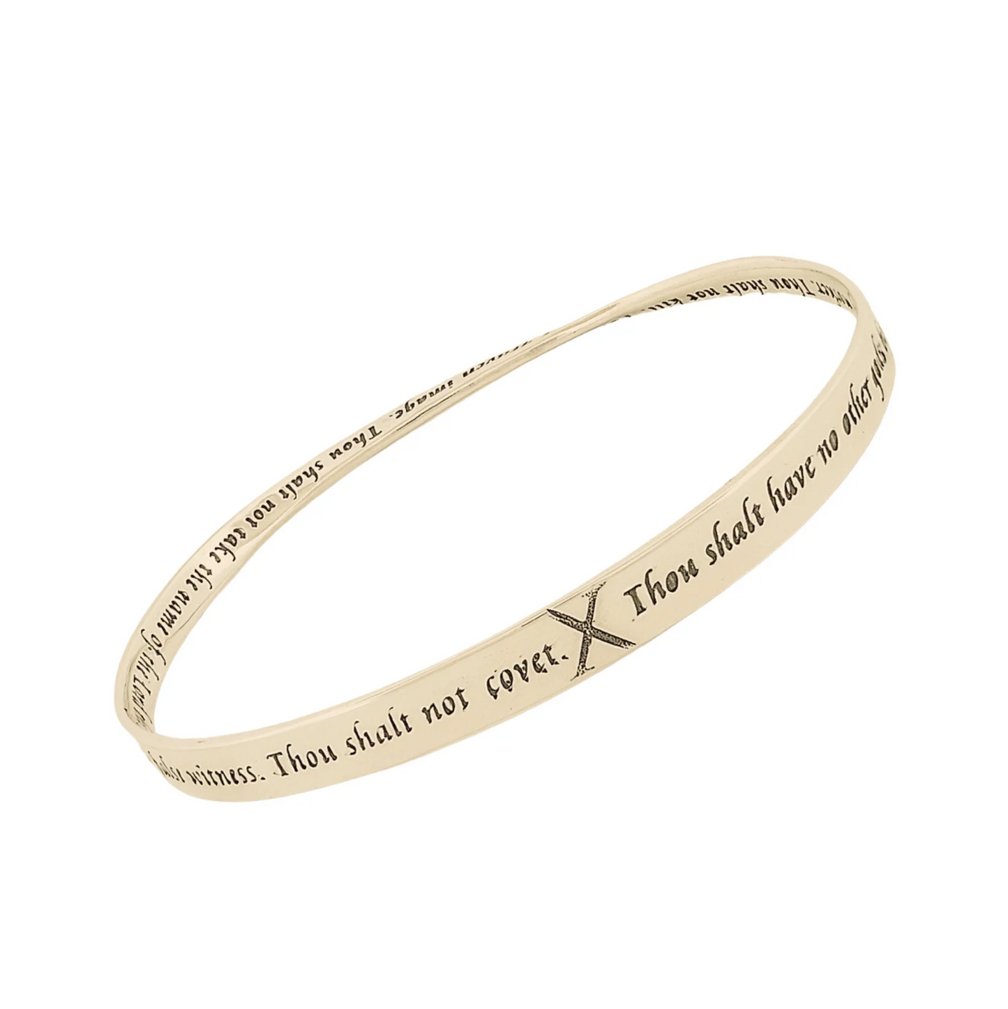 The Ten Commandments Mobius Bracelet