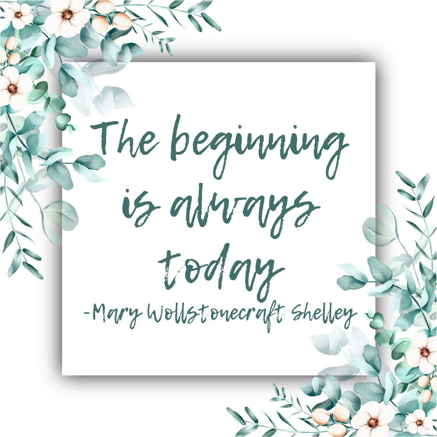 The Beginning Is Always Today - Mobius Necklace