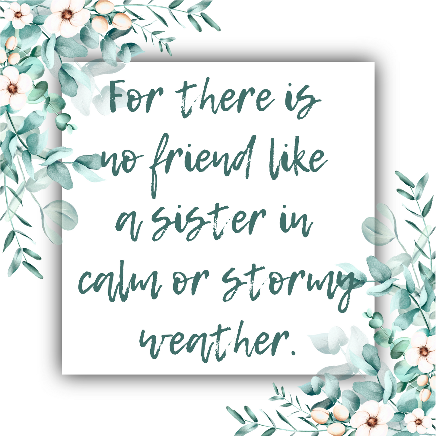 There Is No Friend Like a Sister - Mobius Necklace