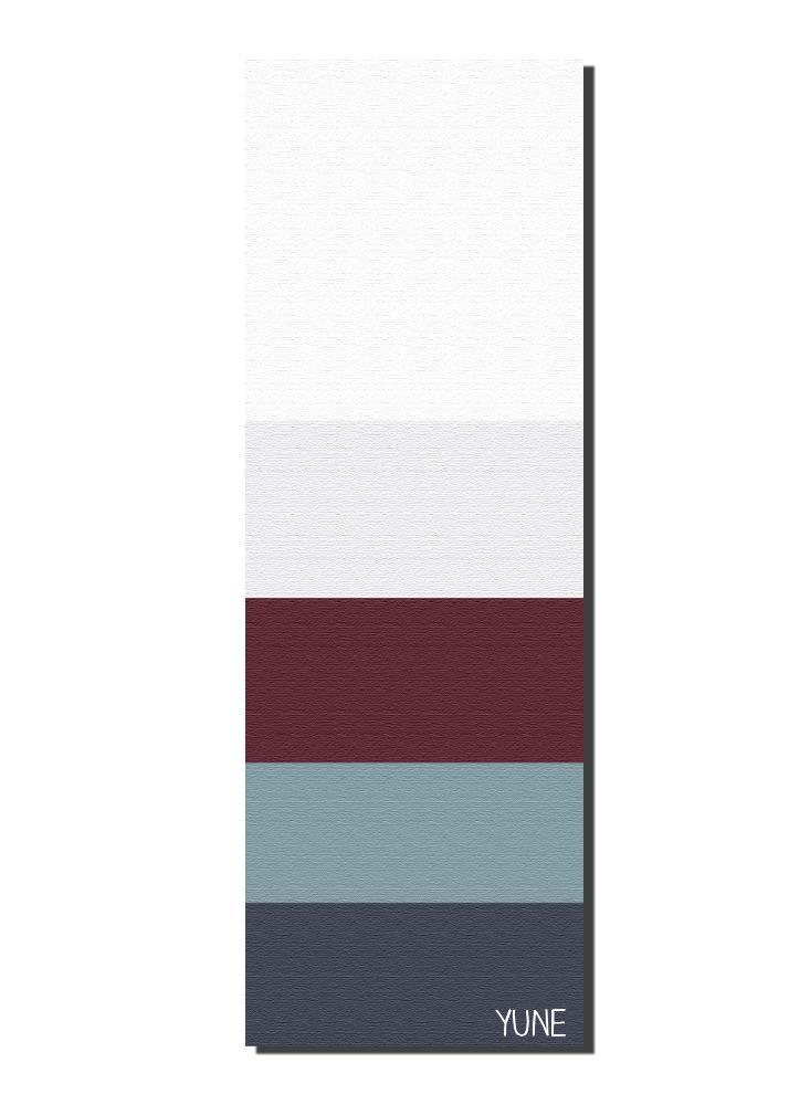 Yoga Mat | 6mm Lightweight | Striped| Non-Slip | Eco Friendly | Yune Yoga | Tofino