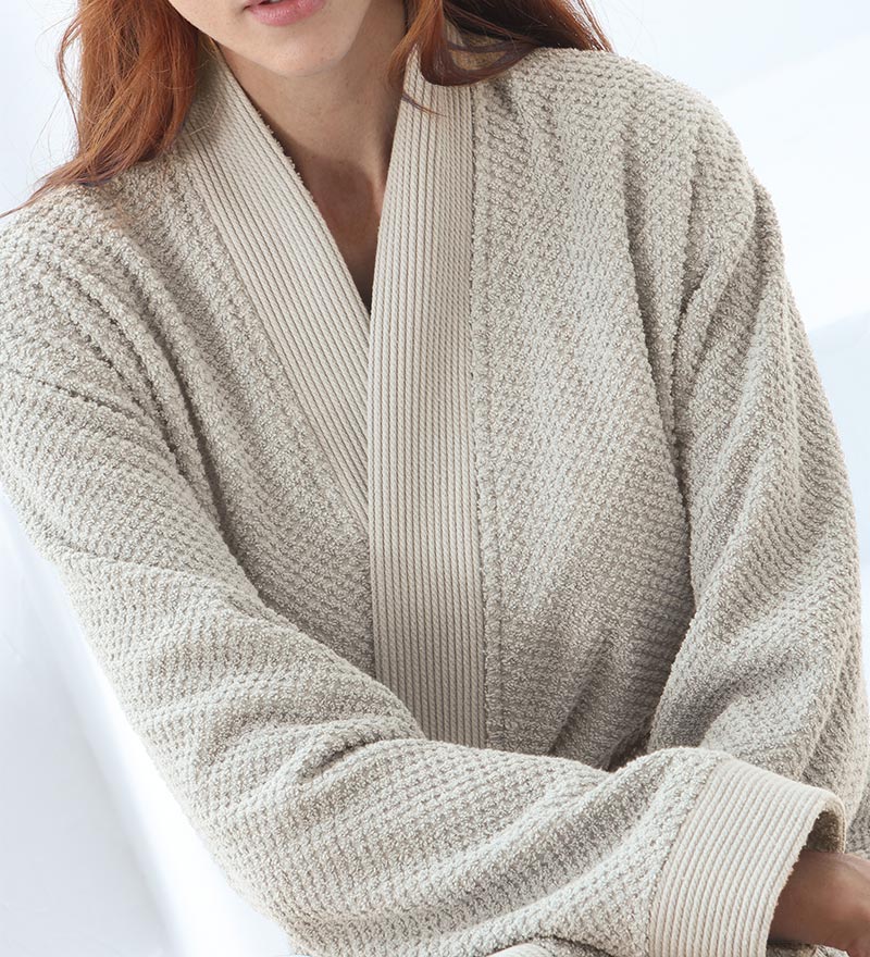 Women's Turkish Cotton Terry Cloth Kimono Robe