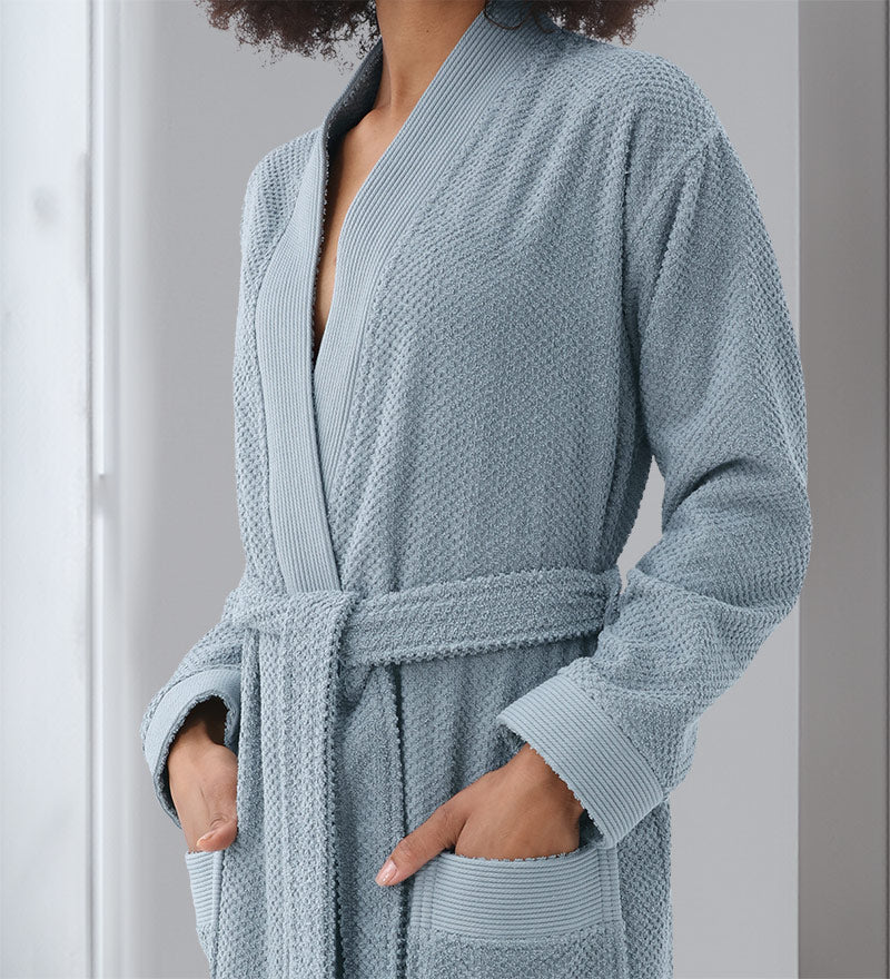 Women's Turkish Cotton Terry Cloth Kimono Robe
